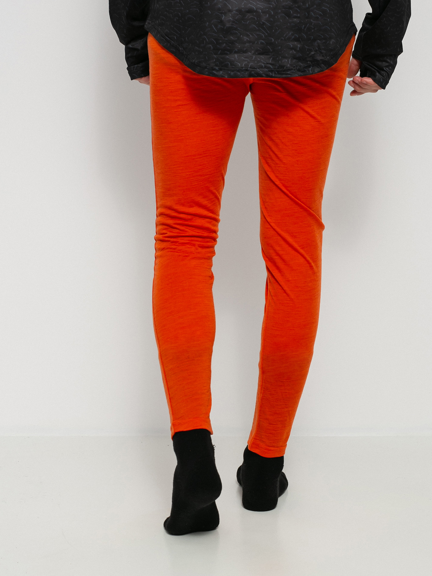Męskie Legginsy aktywne ThirtyTwo Ridelite Merino Pant (orange)