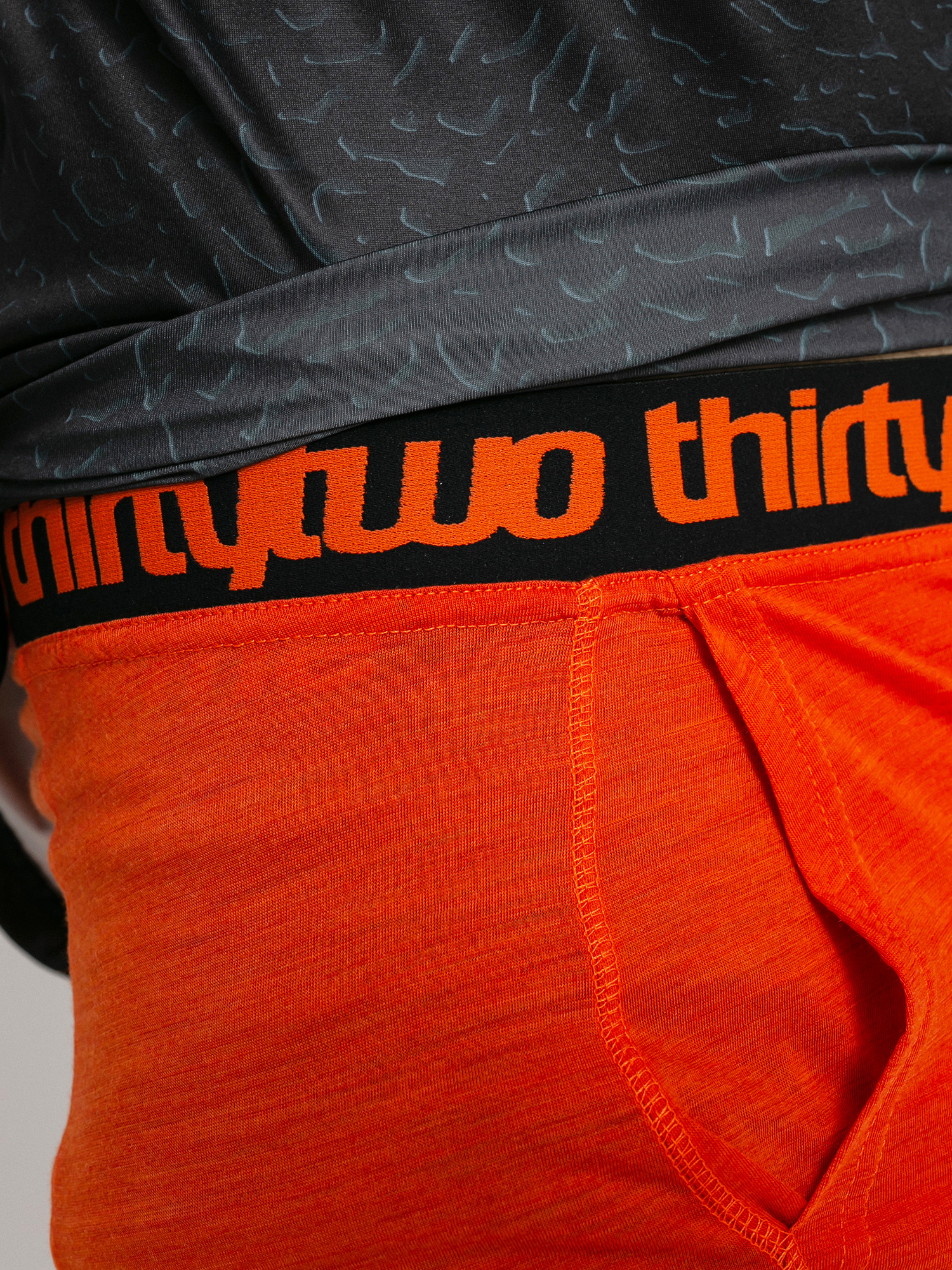 Męskie Legginsy aktywne ThirtyTwo Ridelite Merino Pant (orange)