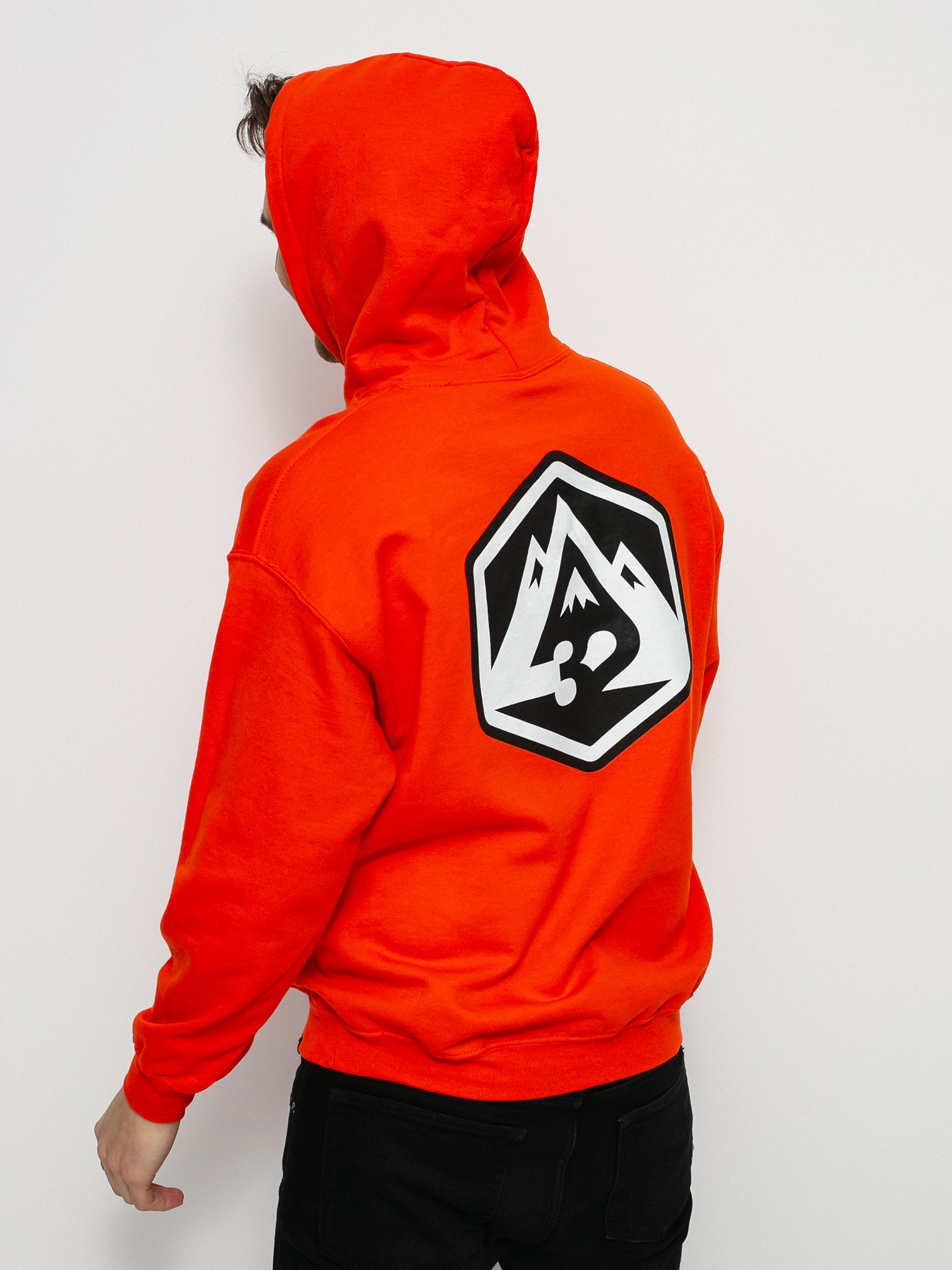 Bluza z kapturem ThirtyTwo Mtn HD (orange)