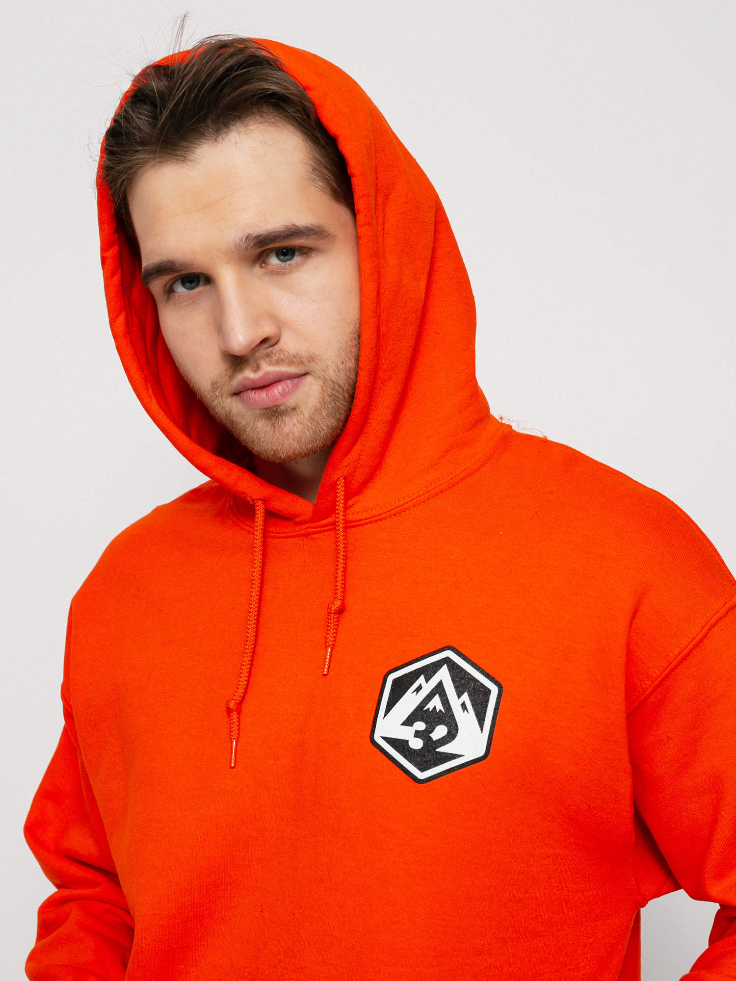 Bluza z kapturem ThirtyTwo Mtn HD (orange)