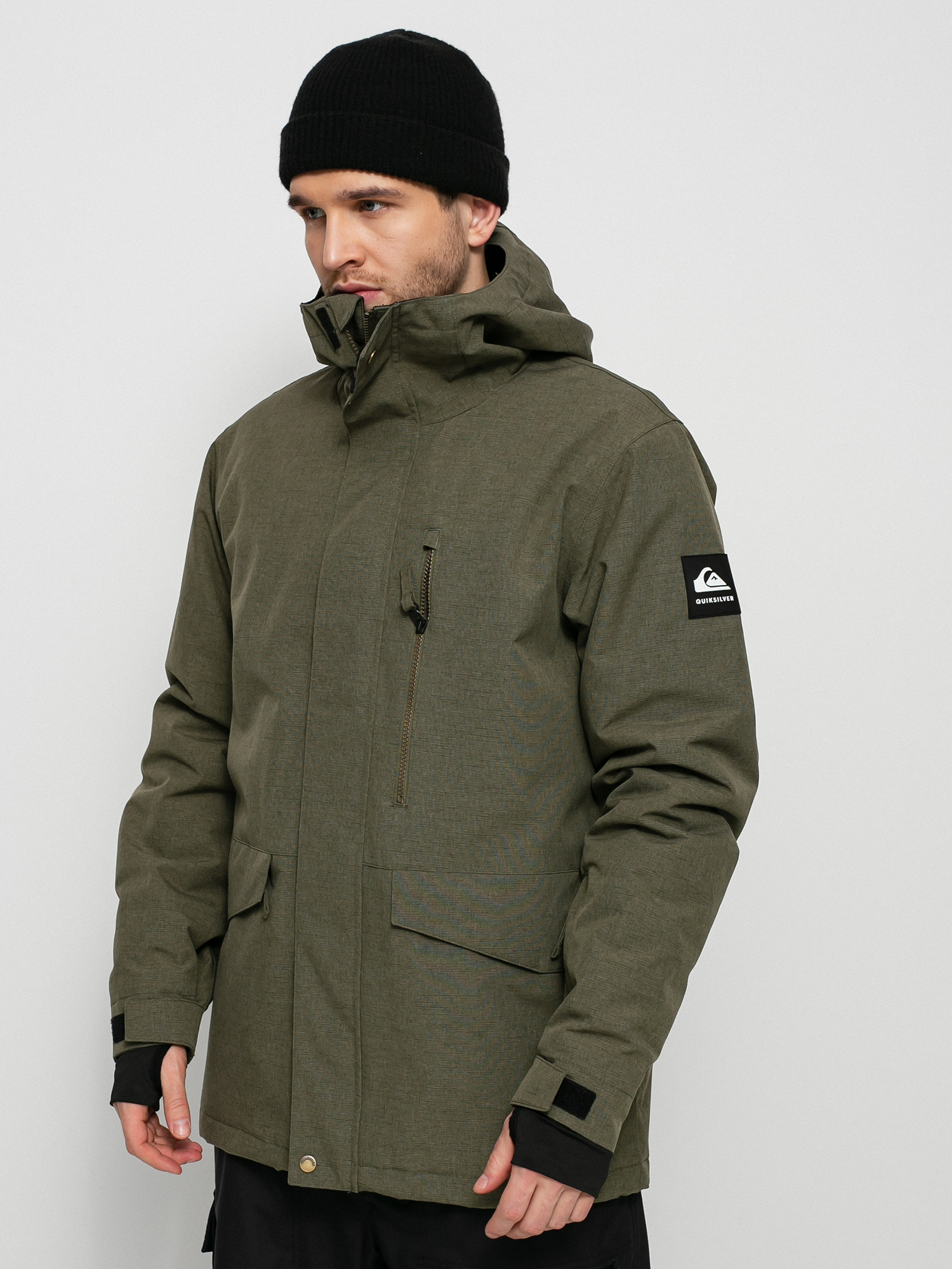 Męska Kurtka snowboardowa Quiksilver Mission Soli (grape leaf heather)