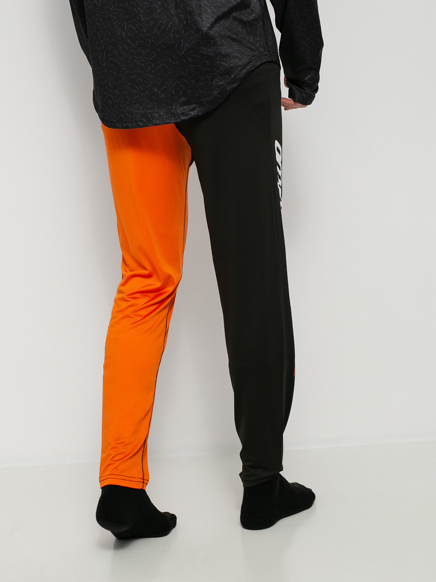 Męskie Legginsy aktywne ThirtyTwo Ridelite Pant (black/orange)