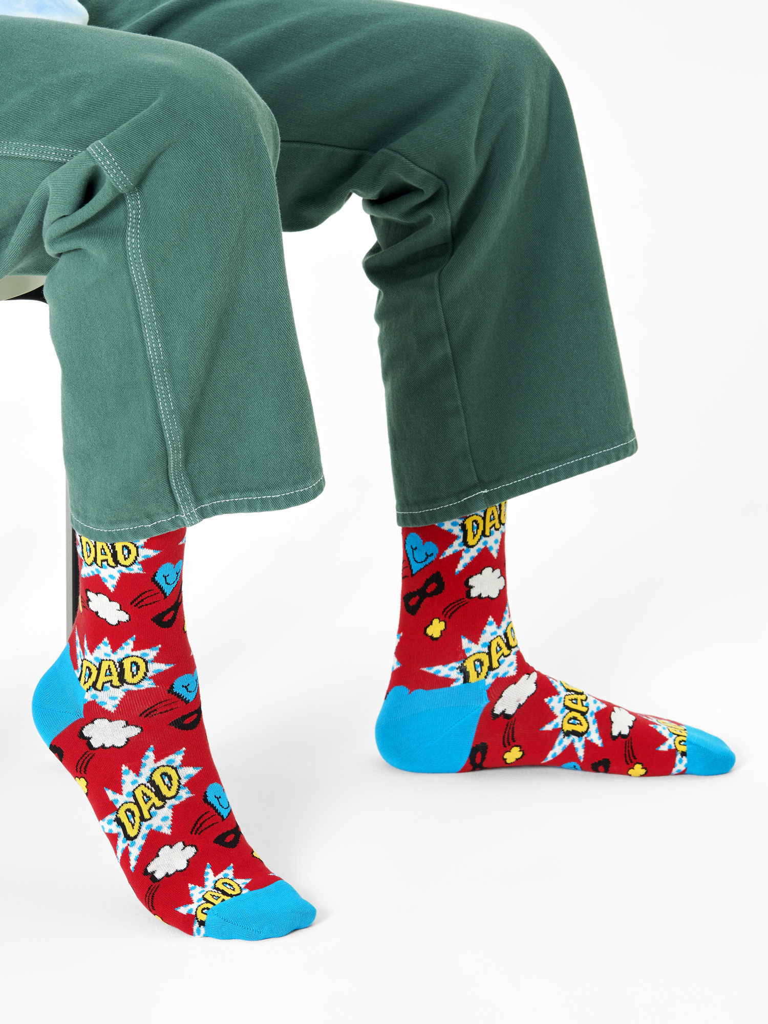 Skarpetki Happy Socks Dad (blue/red)