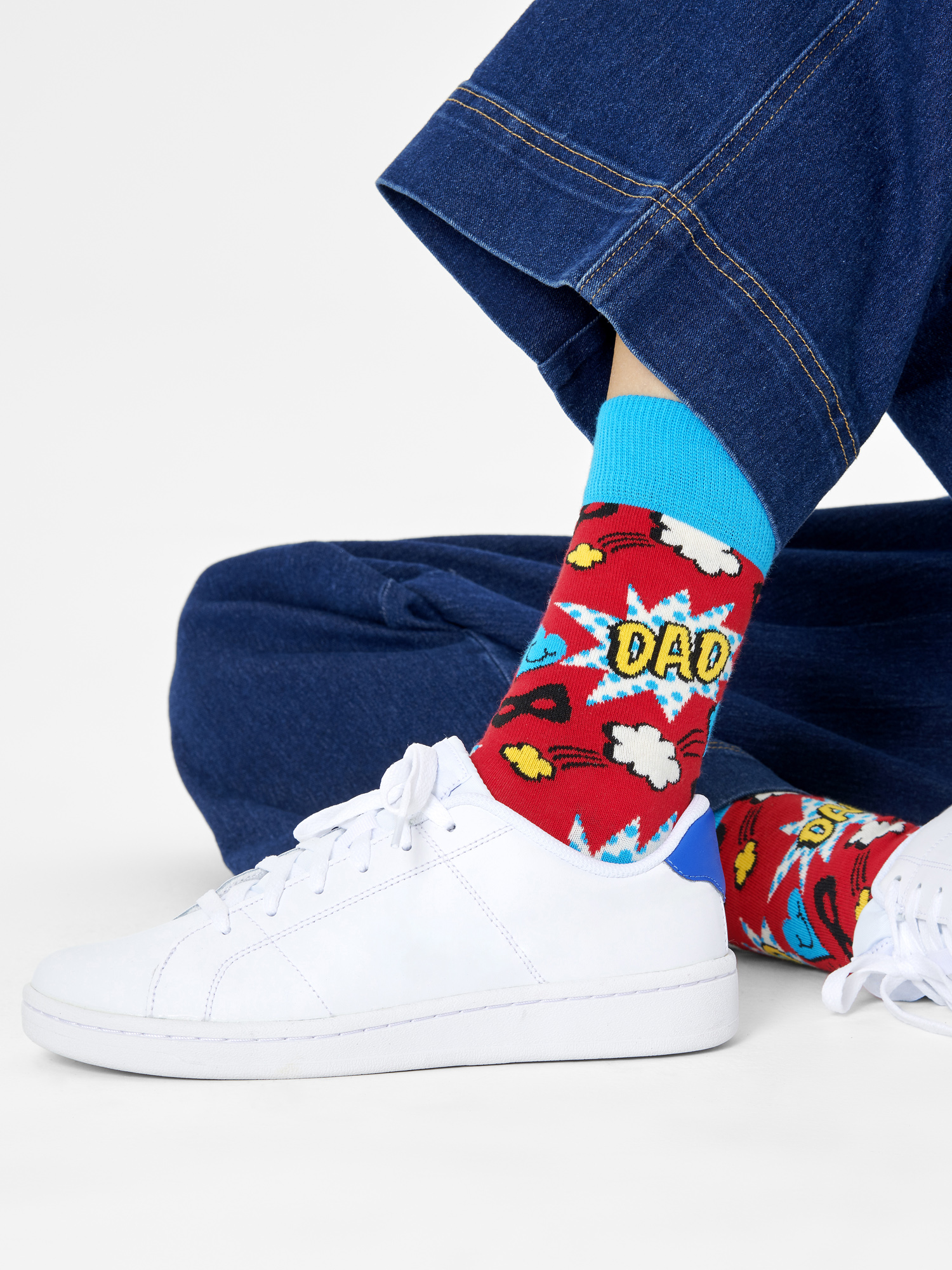 Skarpetki Happy Socks Dad (blue/red)