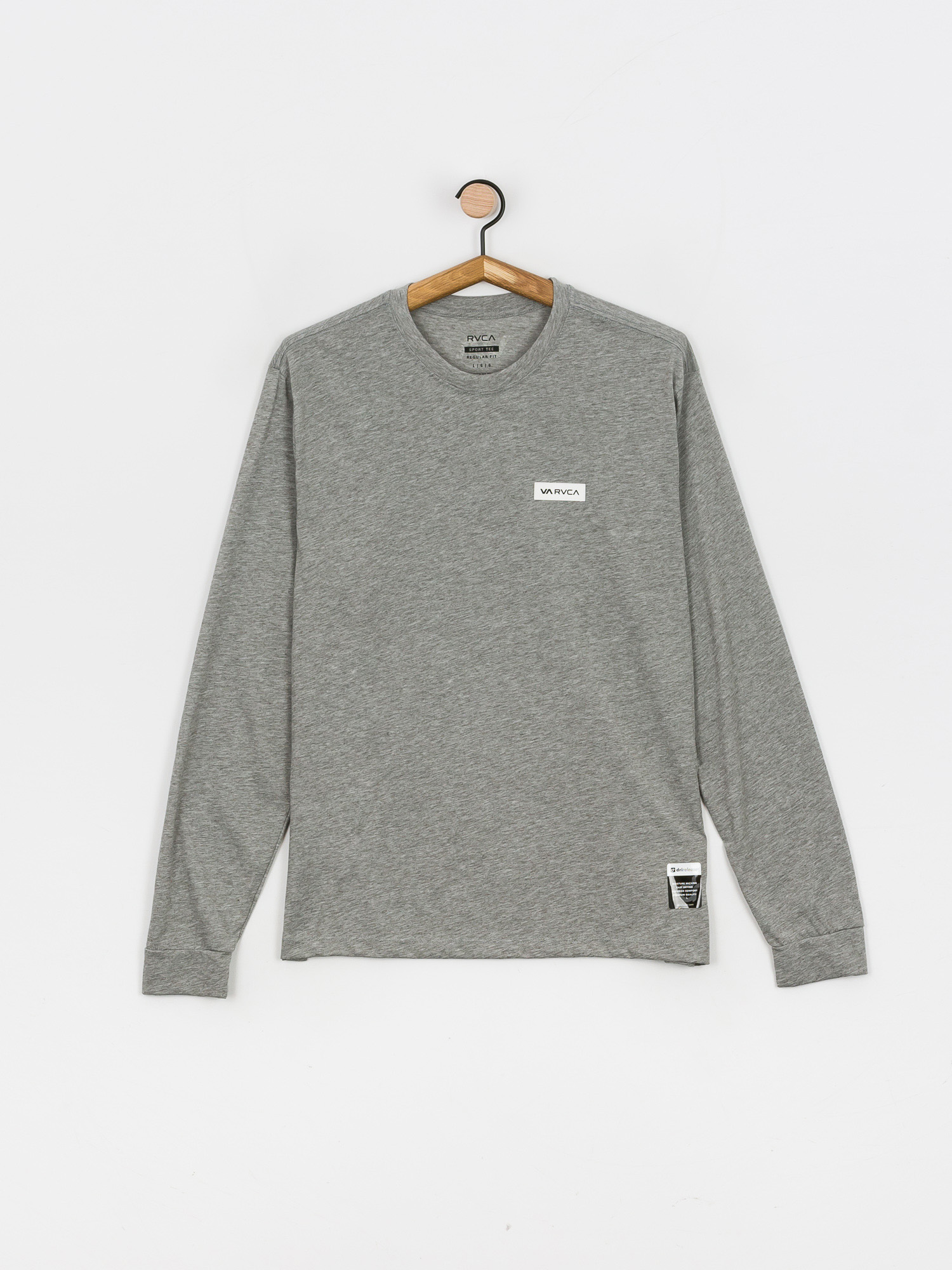 Longsleeve RVCA Icon (heather grey)
