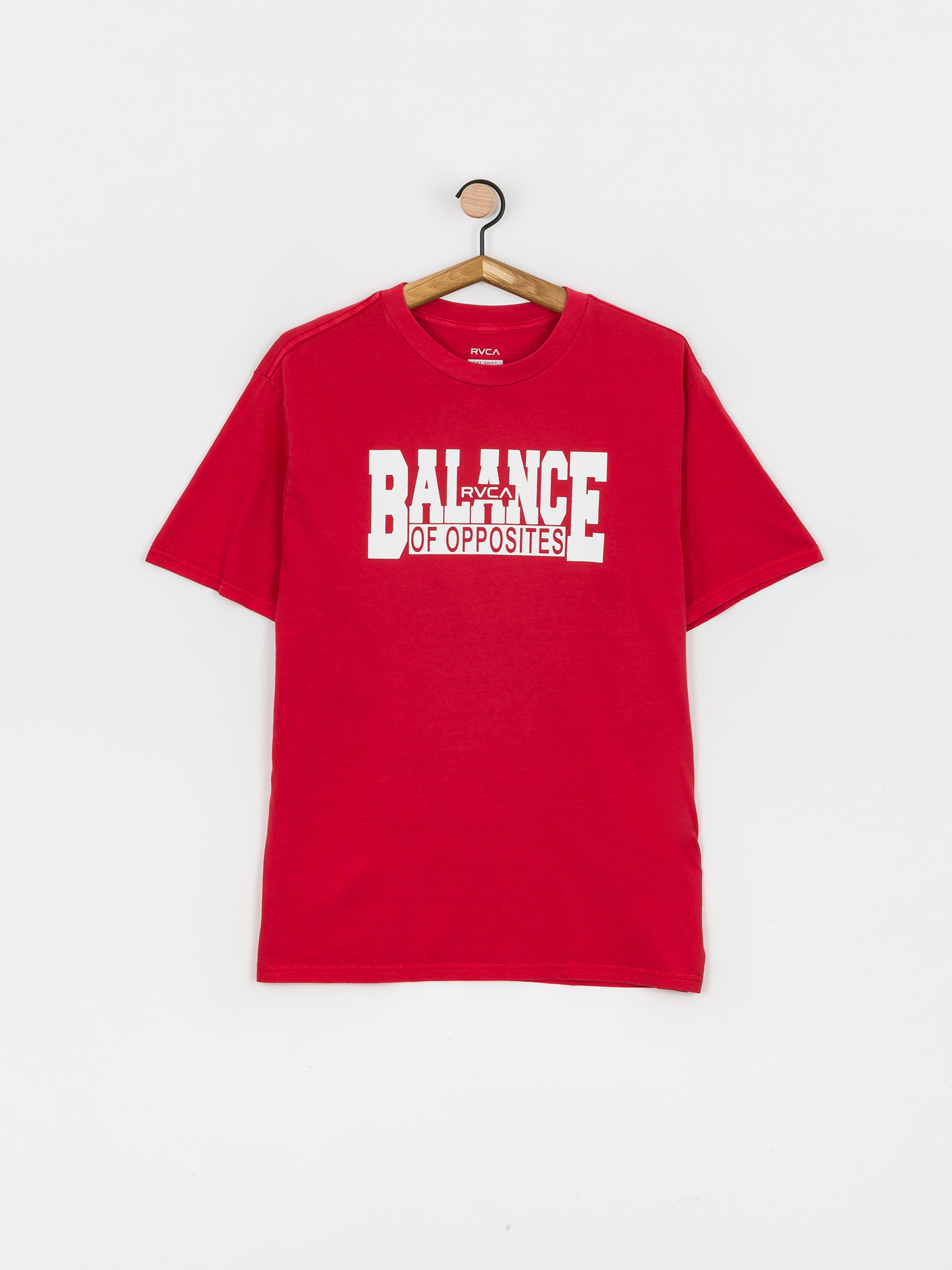 T-shirt RVCA Rvca Balance Block (cherry)