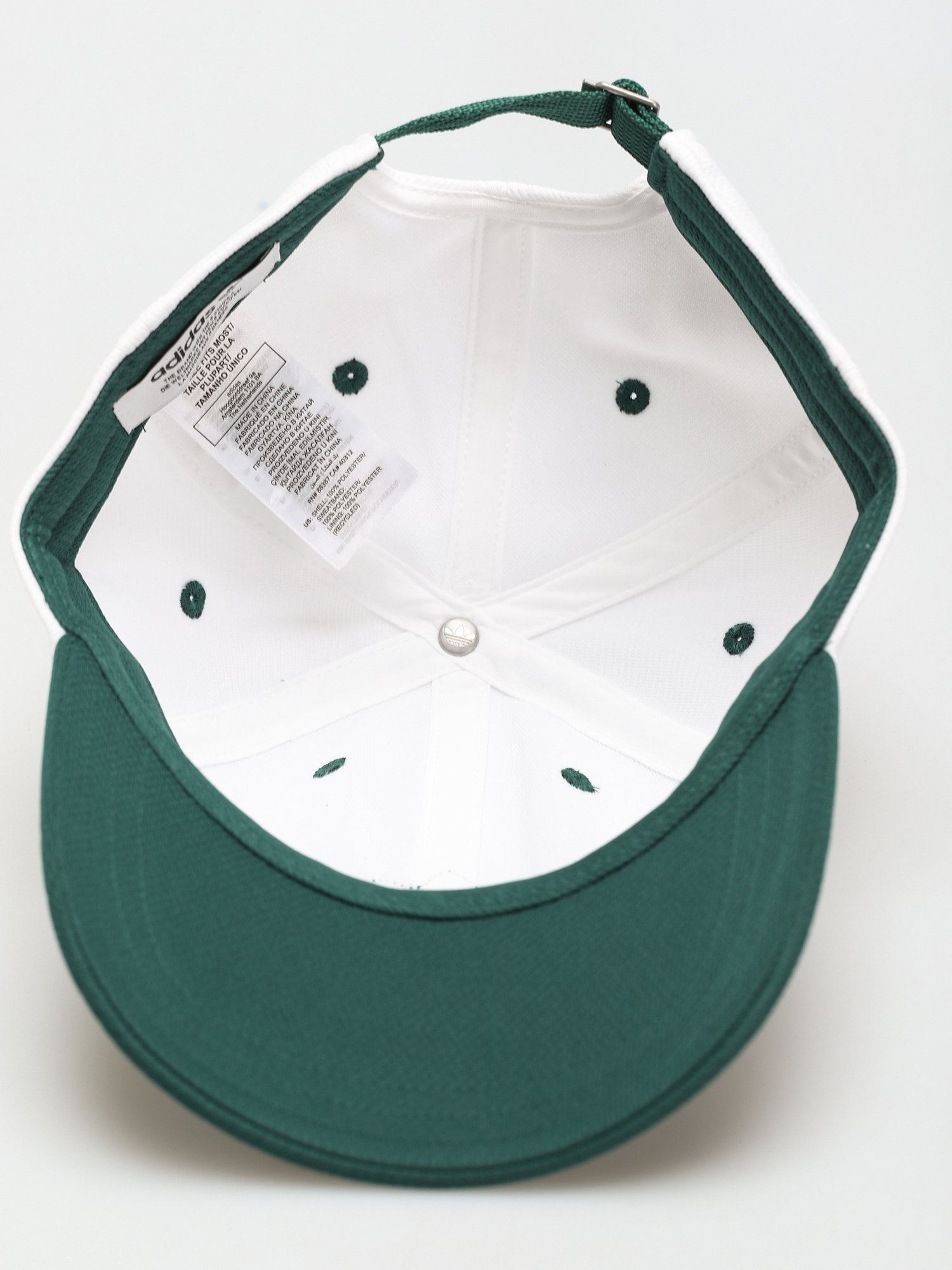 Czapka z daszkiem adidas Originals Ac Bb (white/cgreen)