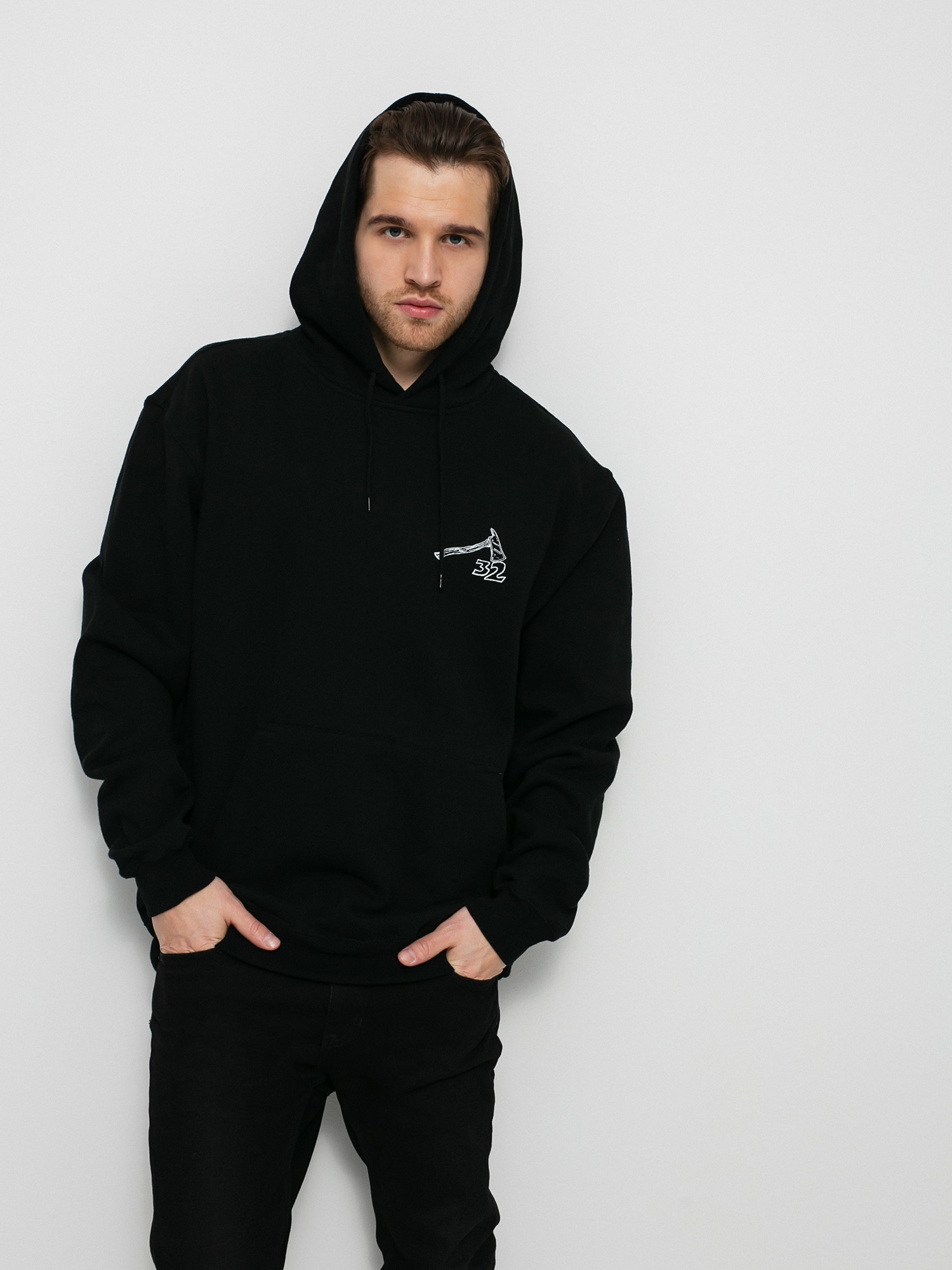 Bluza z kapturem ThirtyTwo Hood Rats Doorway HD (black)