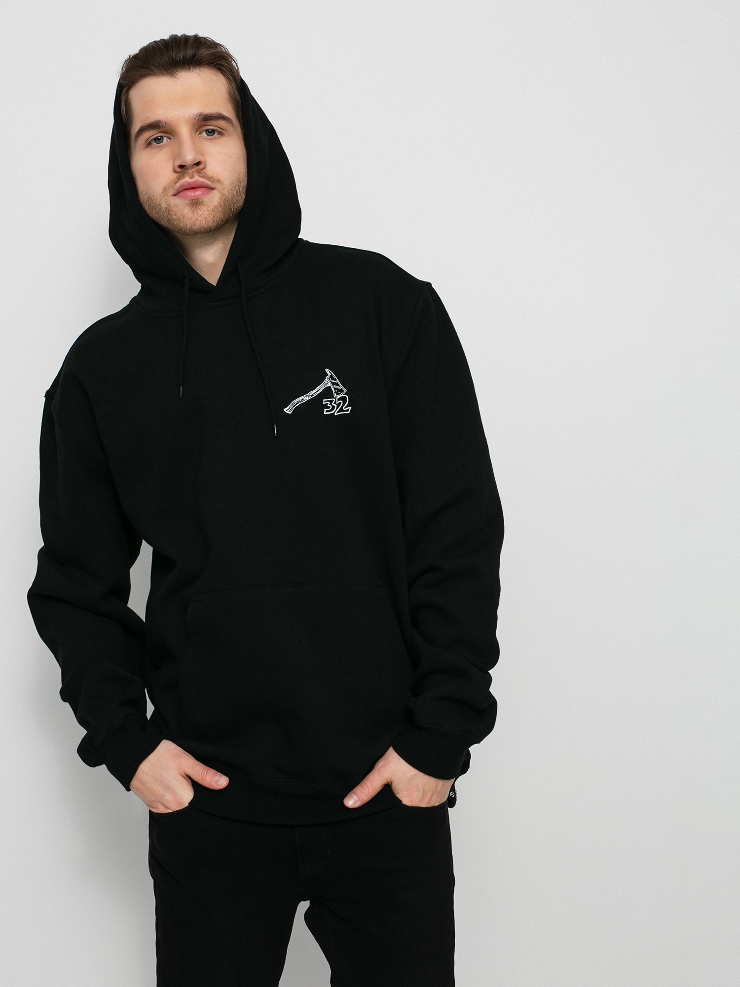 Bluza z kapturem ThirtyTwo Hood Rats Doorway HD (black)