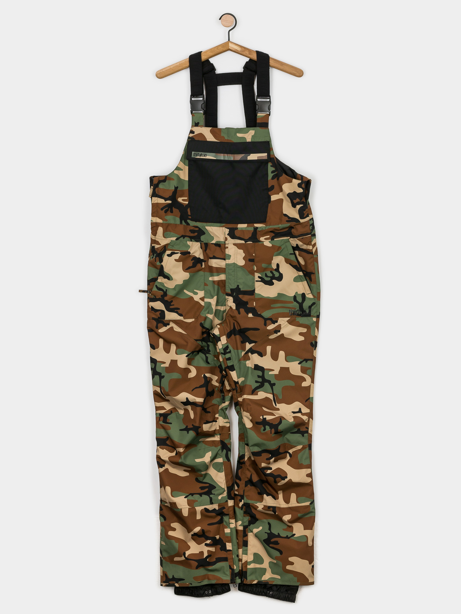 Męskie Spodnie snowboardowe ThirtyTwo Basement Bib (camo)