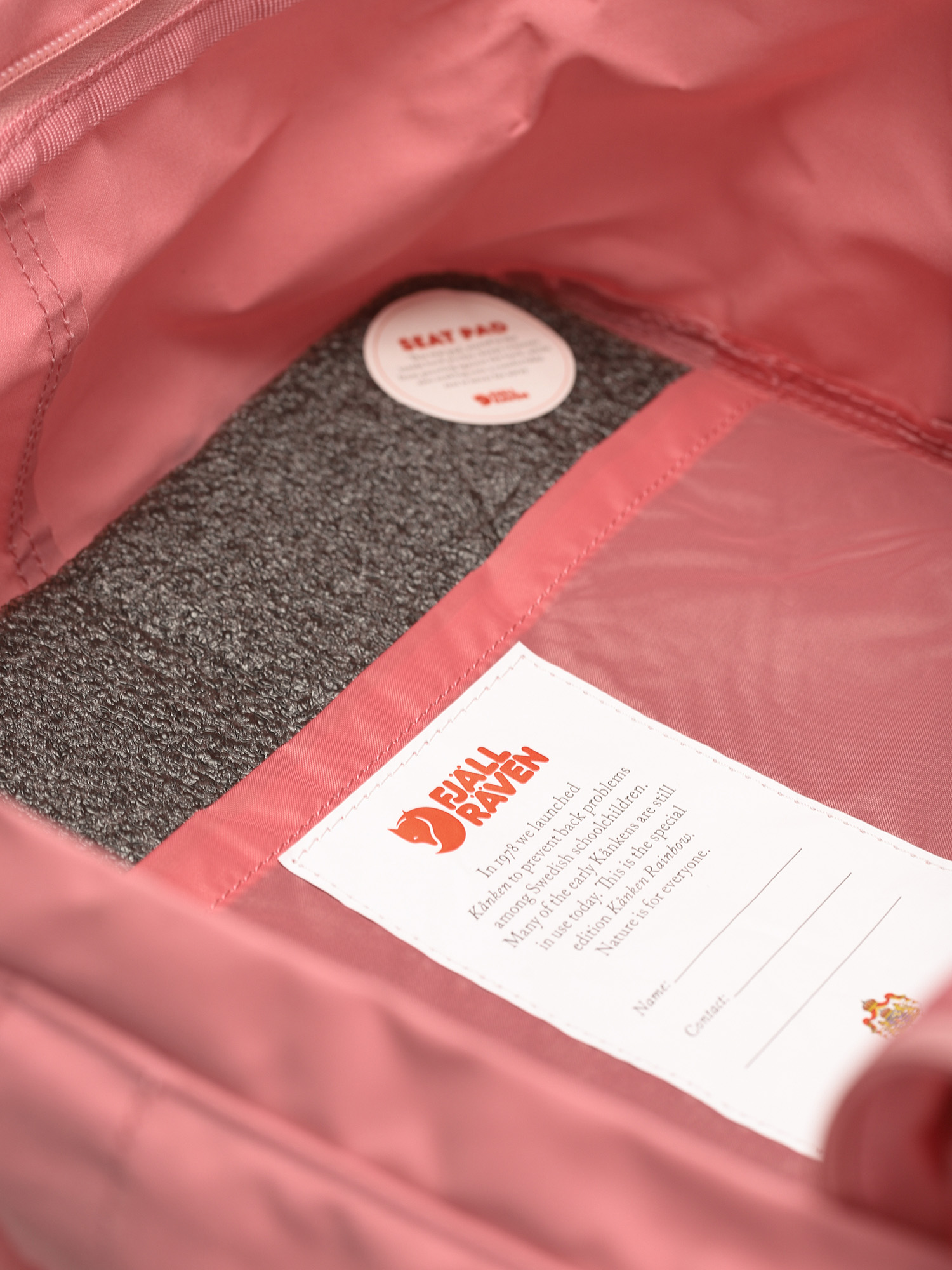 Plecak Fjallraven Kanken Rainbow (pink/rainbow pattern)