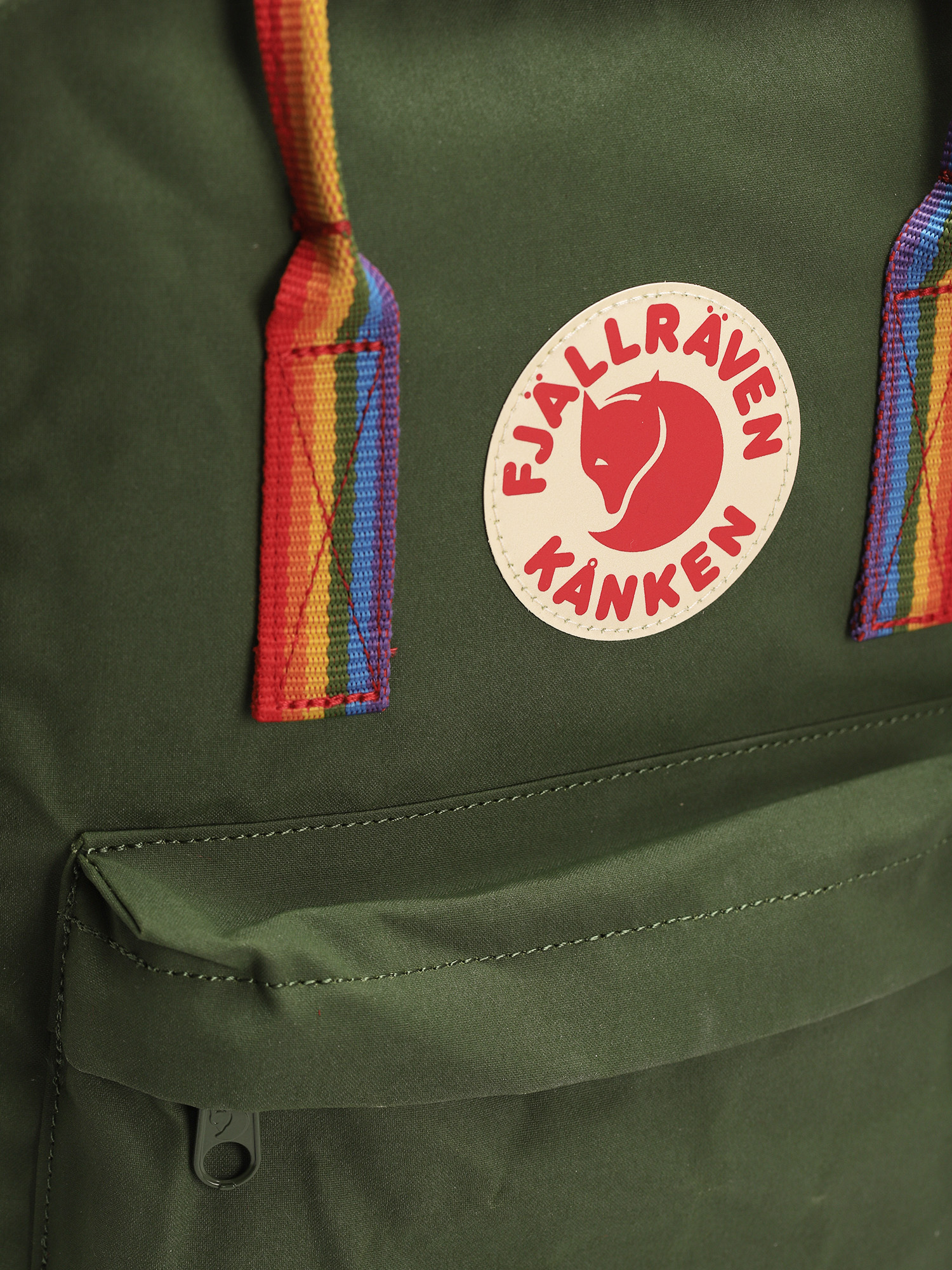 Plecak Fjallraven Kanken Rainbow (spruce green/rainbow pattern)