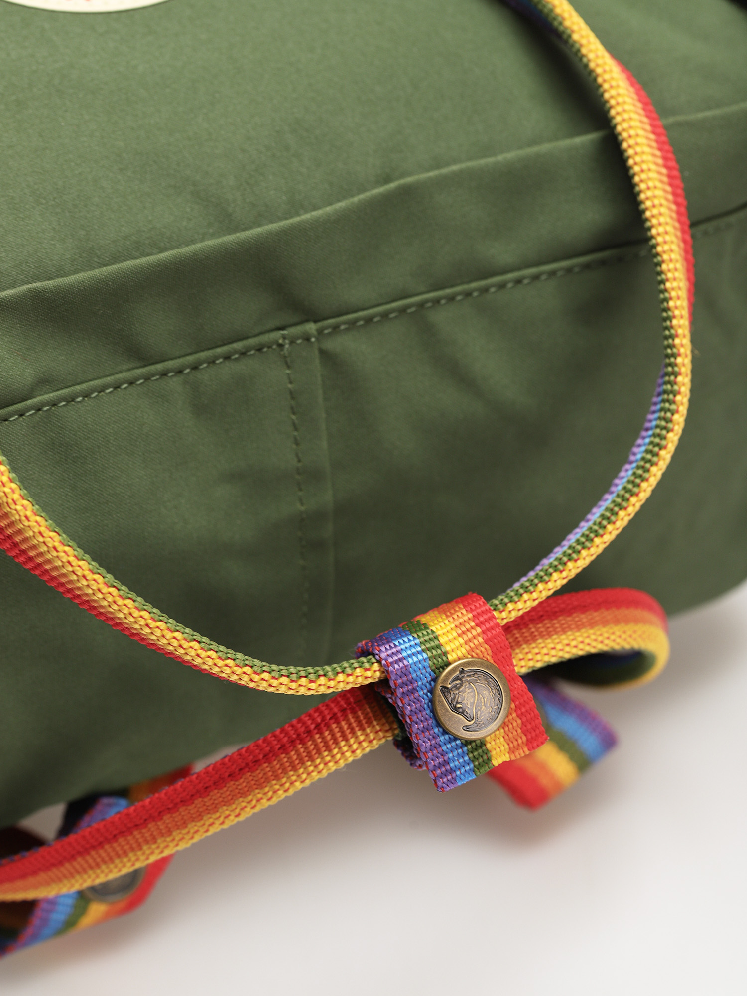Plecak Fjallraven Kanken Rainbow (spruce green/rainbow pattern)