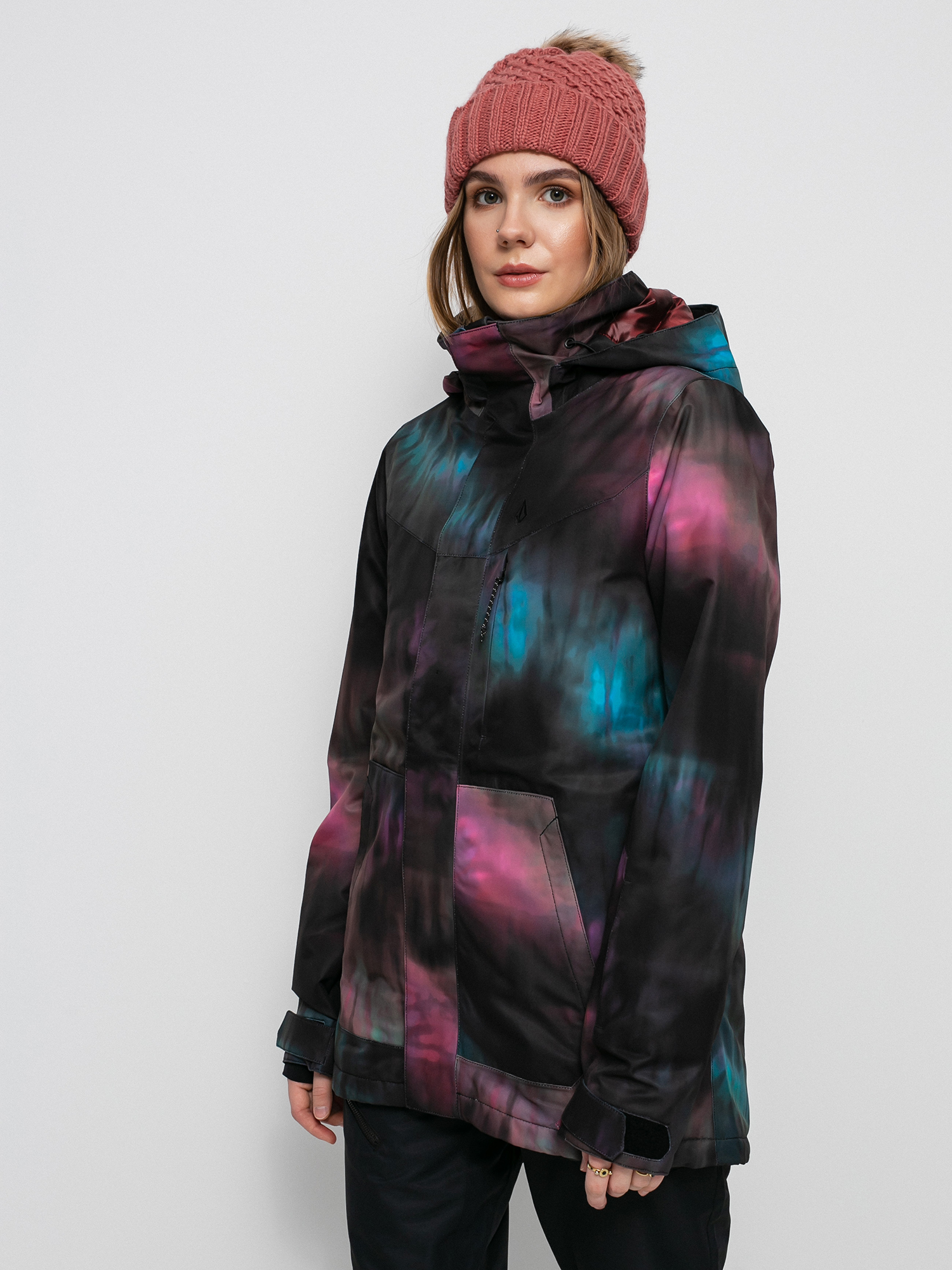Damska Kurtka snowboardowa Volcom Pine 2L Tds Inf (blue tie dye)