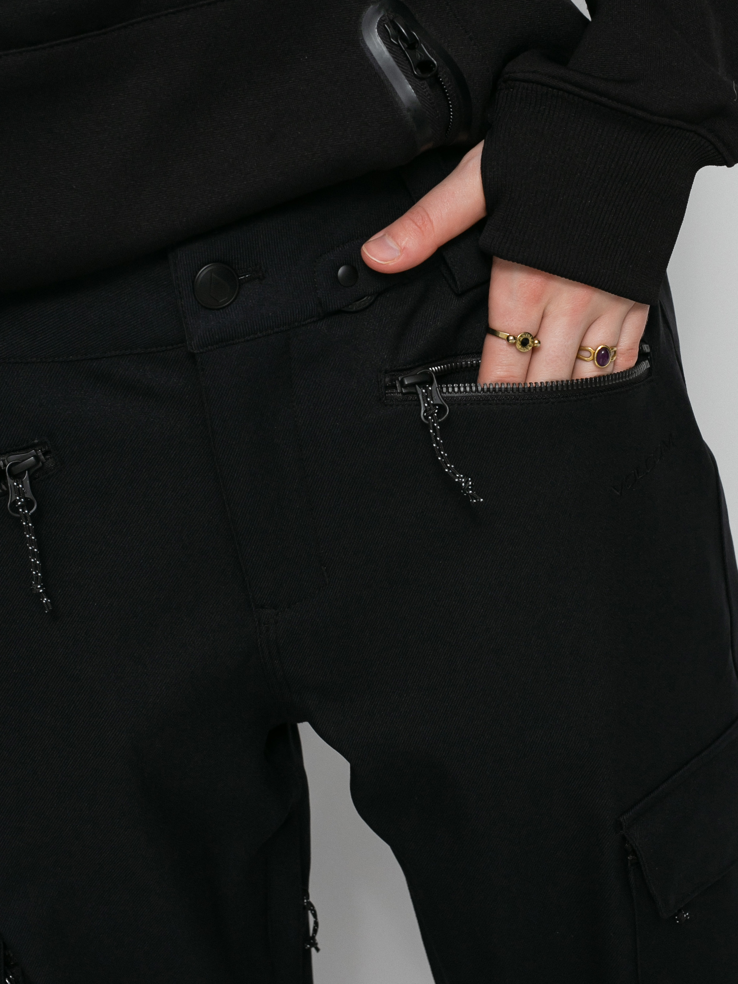 Damskie Spodnie snowboardowe Volcom Grace Stretch (black)