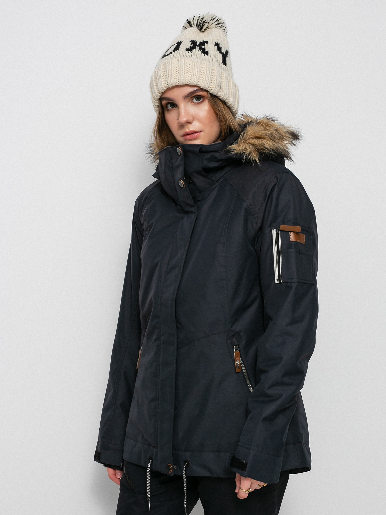 Damska Kurtka snowboardowa Roxy Meade (true black)