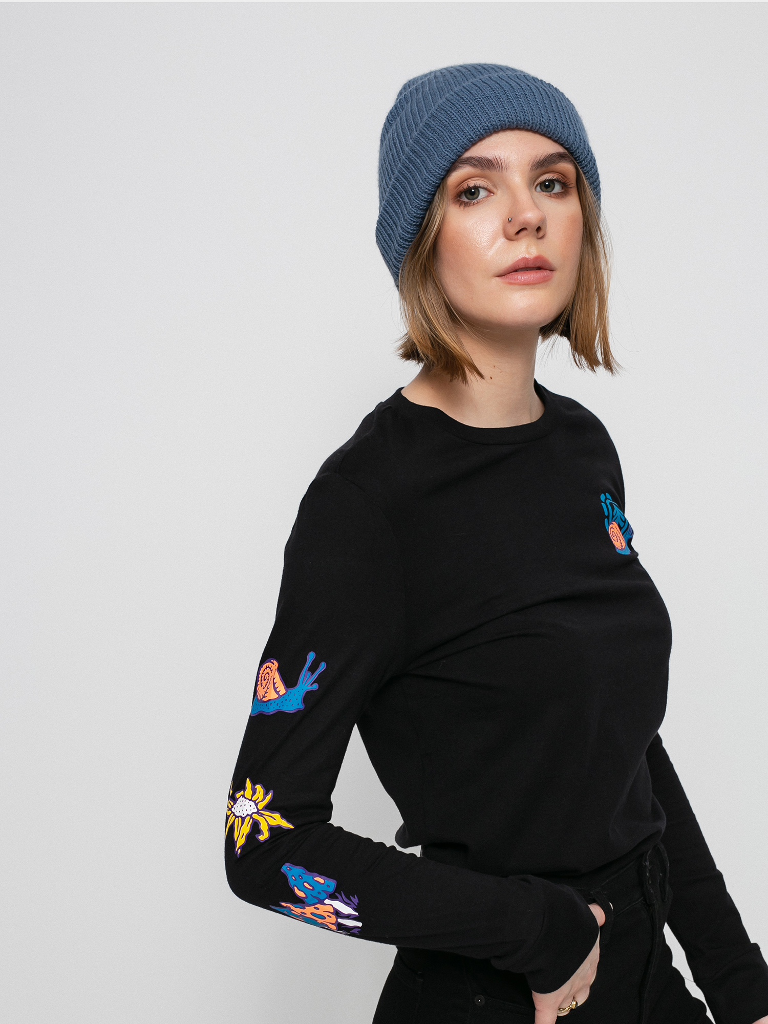 Longsleeve Element Karvel Wmn (flint black)