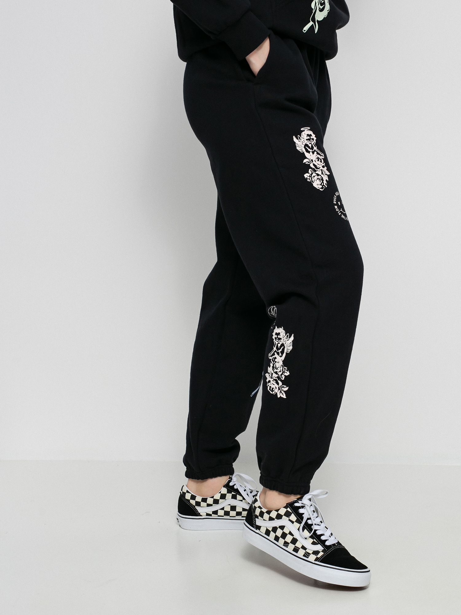 Spodnie RVCA Mash Up Sweats Wmn (black)