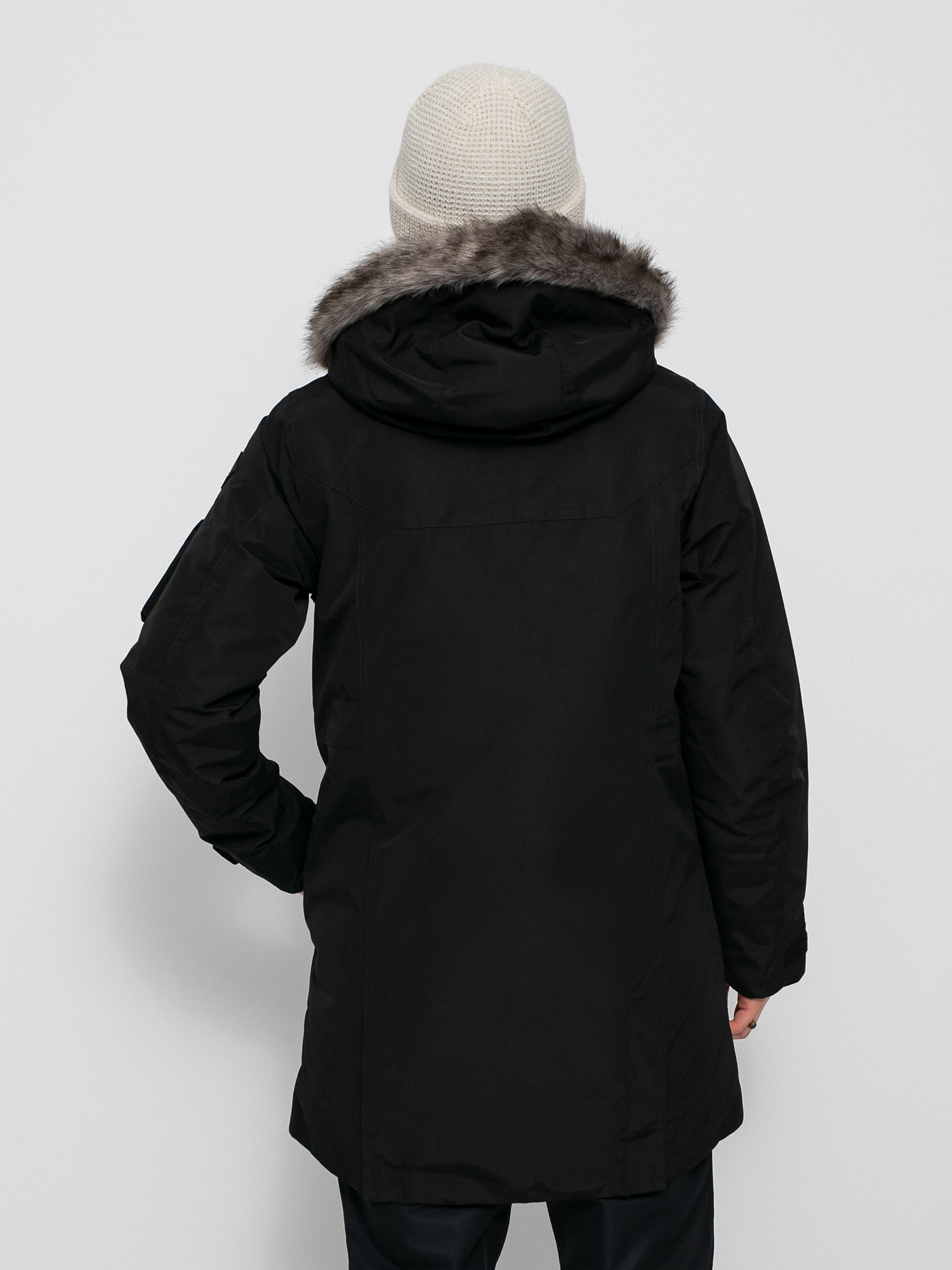 Burton TOURIST ブラック 25cm Kurtka Burton Saxton Parka Wmn - czarny (true black)