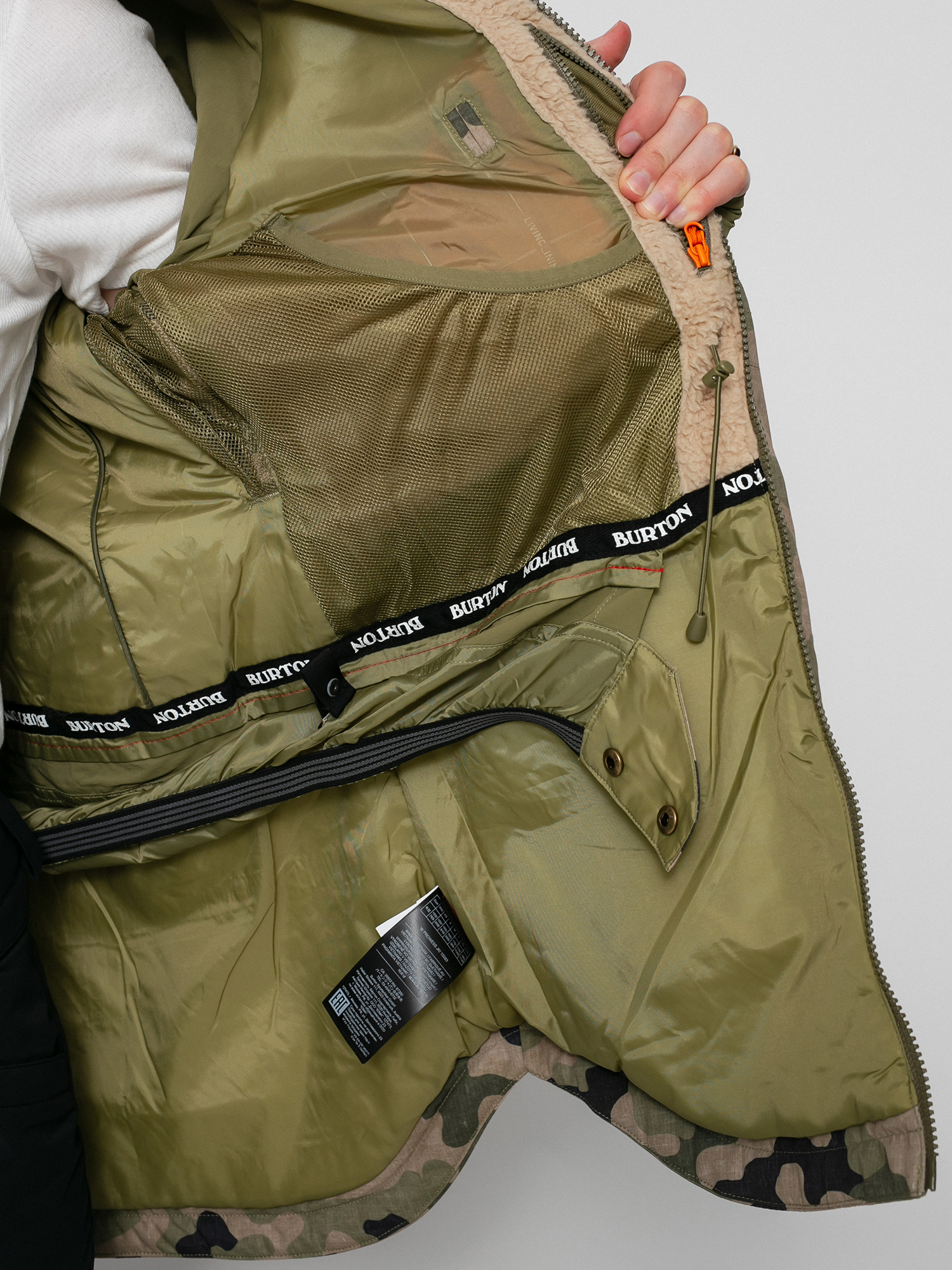 Damska Kurtka snowboardowa Burton Prowess (martini olive terra camo)