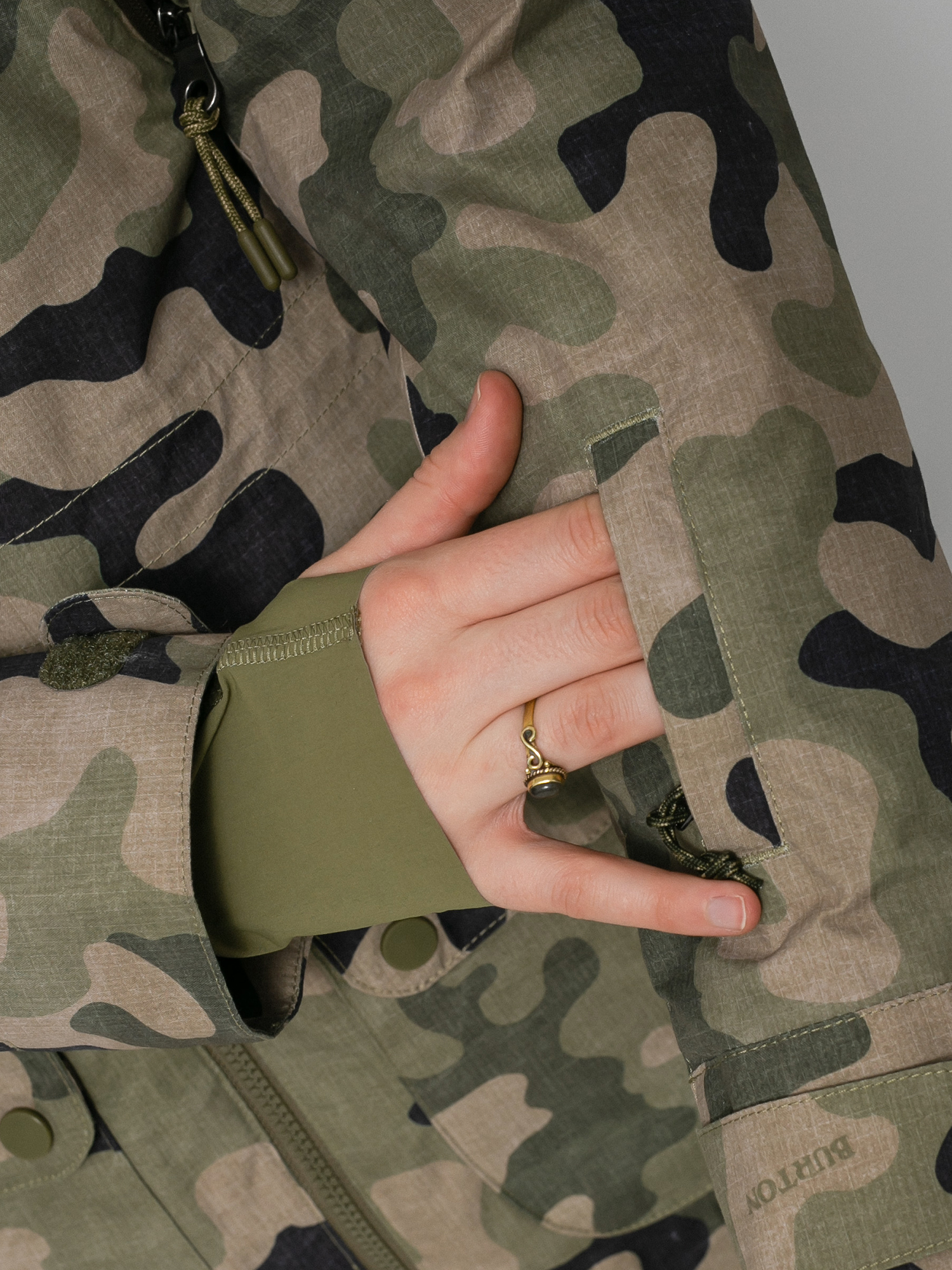 Damska Kurtka snowboardowa Burton Prowess (martini olive terra camo)