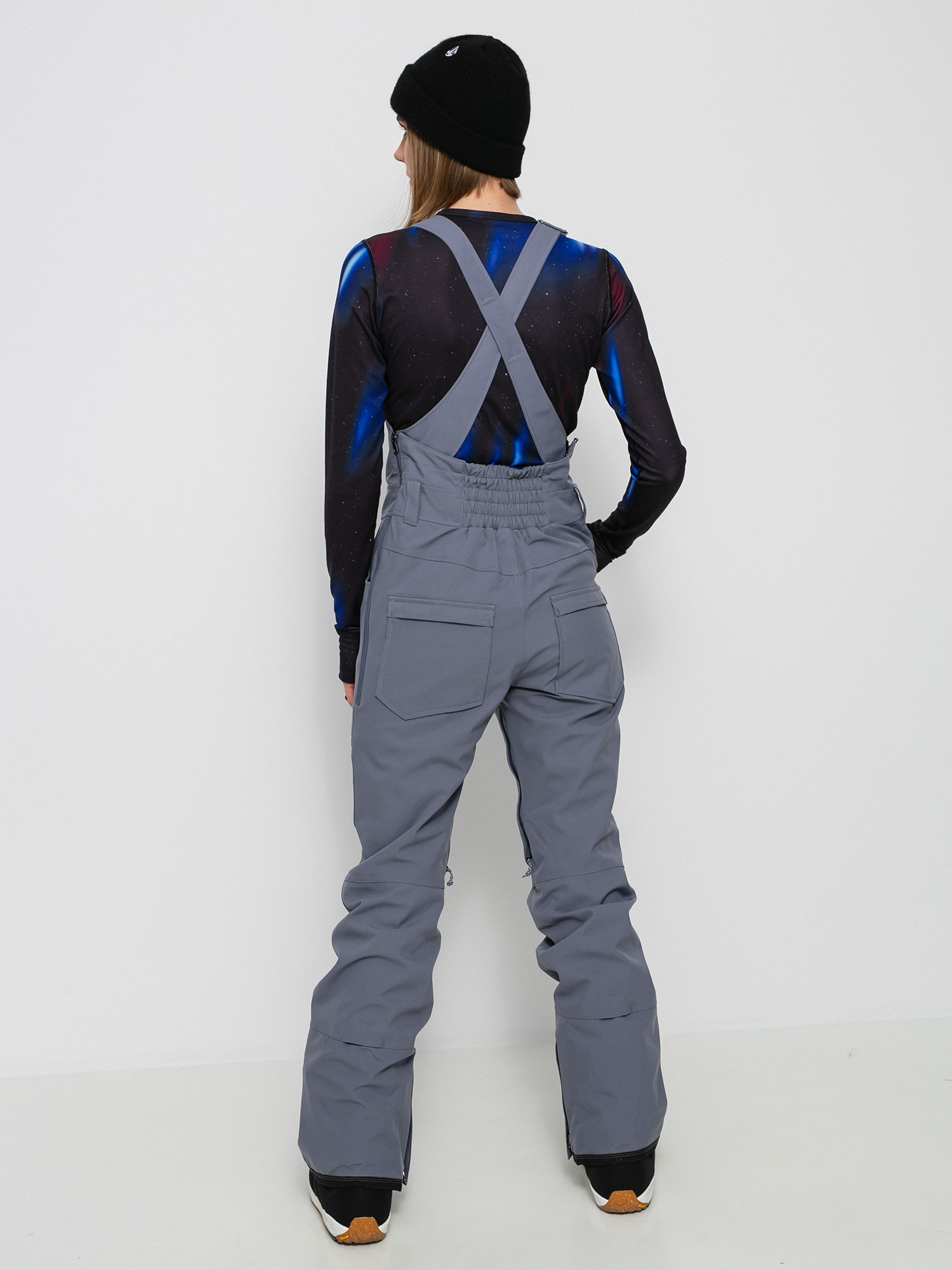 Damskie Spodnie snowboardowe Burton Avalon Bib (folkstone gray)