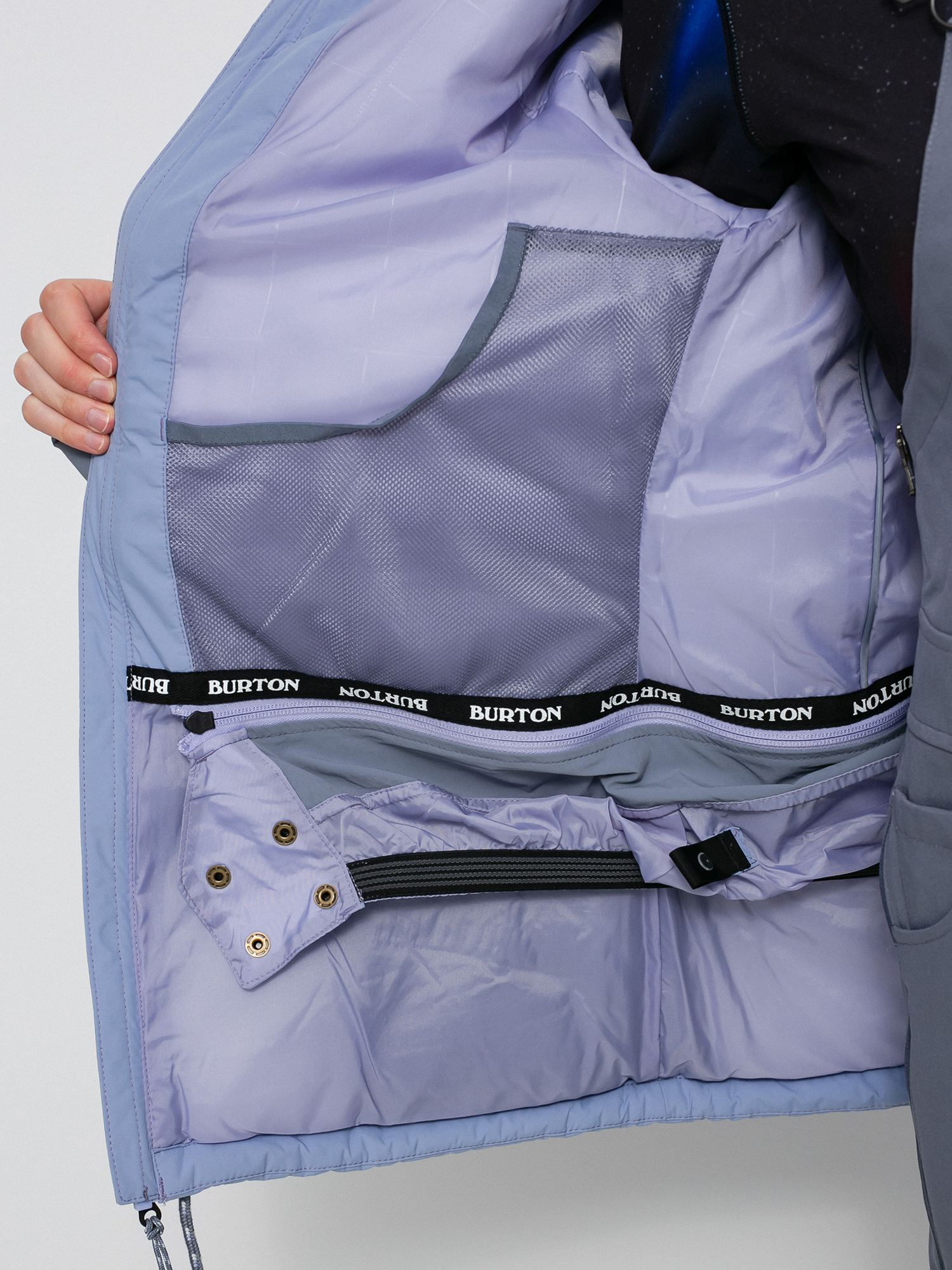 Damska Kurtka snowboardowa Burton Keelan (foxglove violet/folkstone gray)