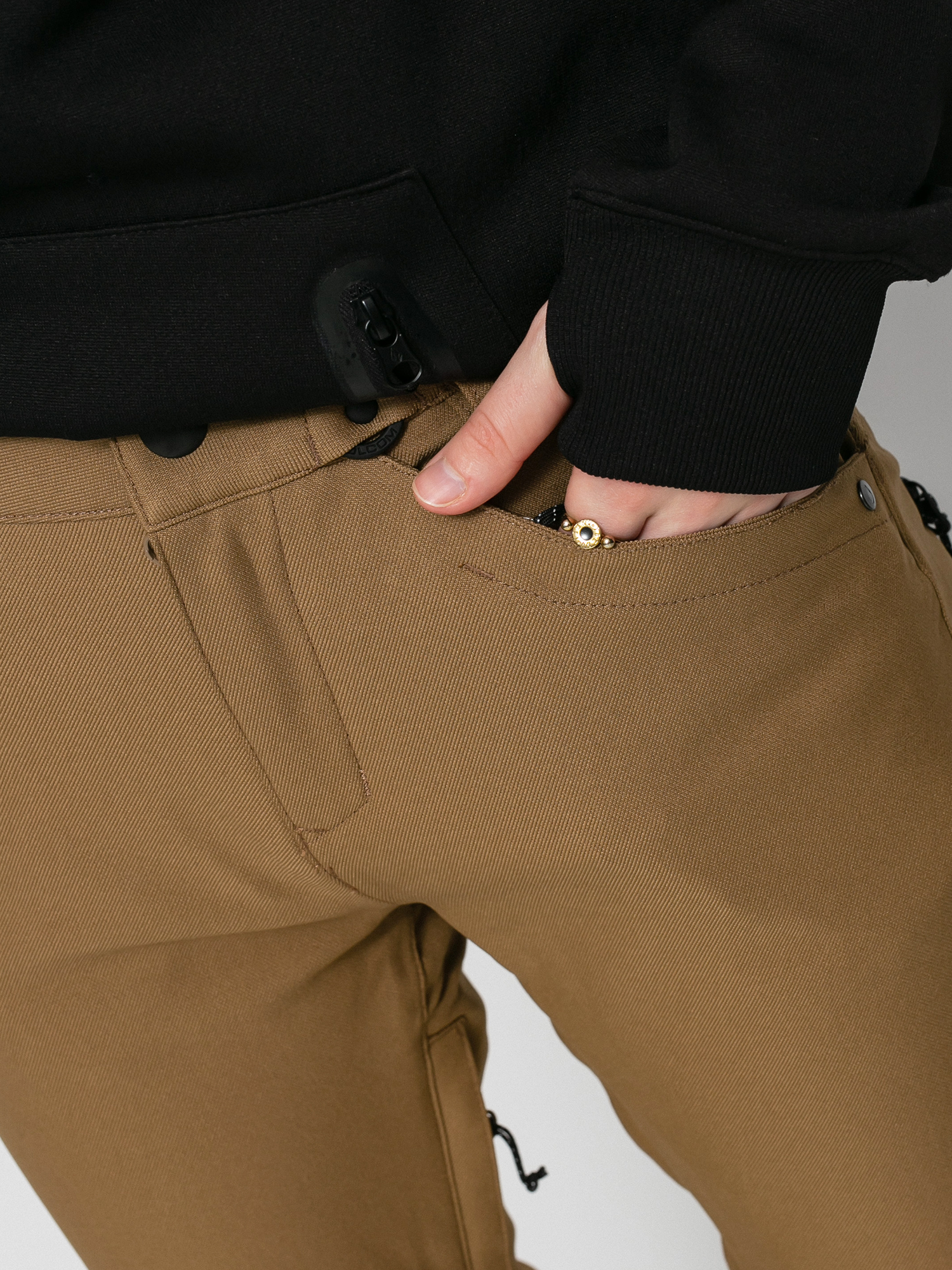 Damskie Spodnie snowboardowe Volcom Species Stretch (coffee)
