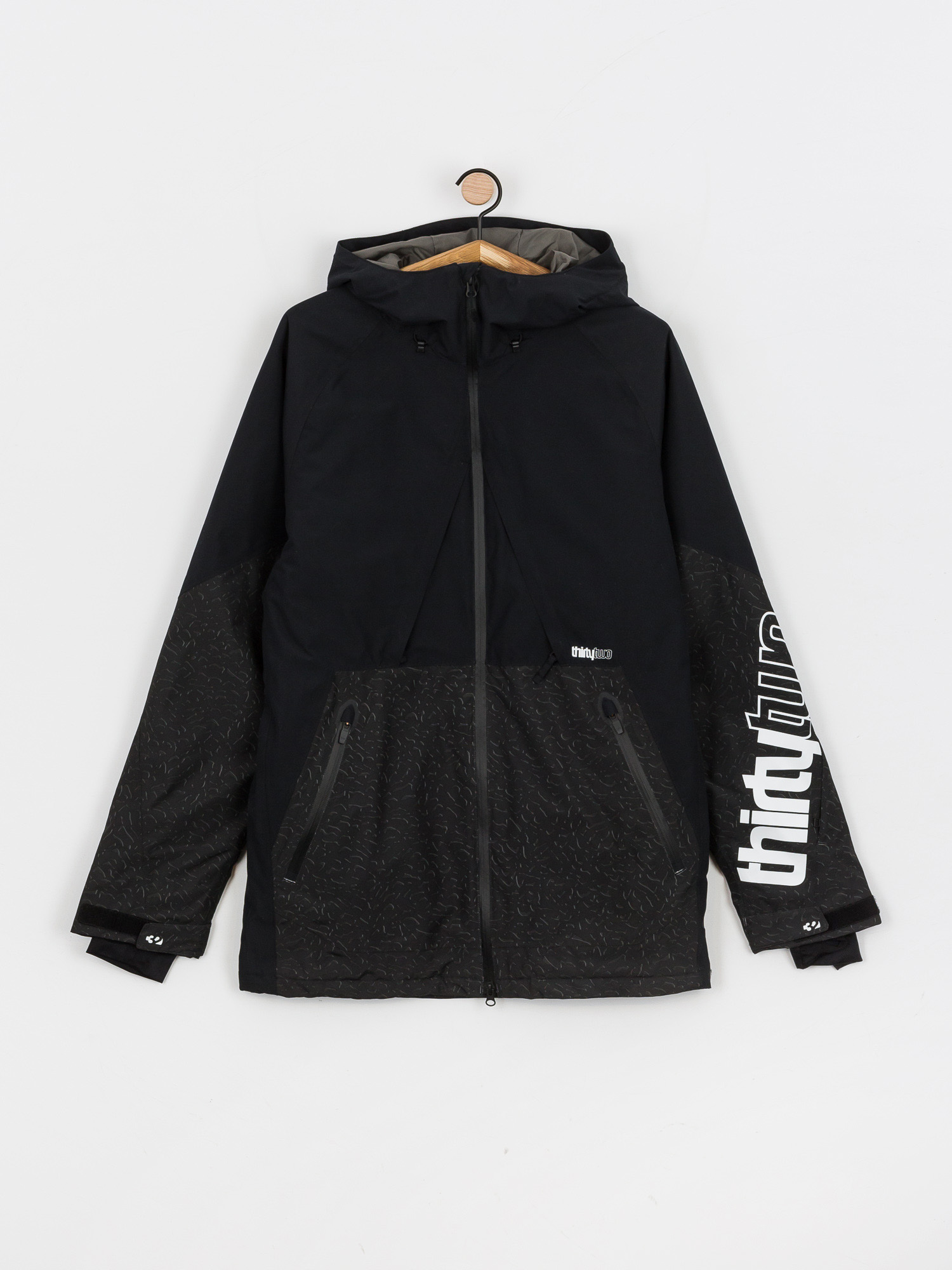 Męska Kurtka snowboardowa ThirtyTwo Lashed Insulated Jacket (black/print)