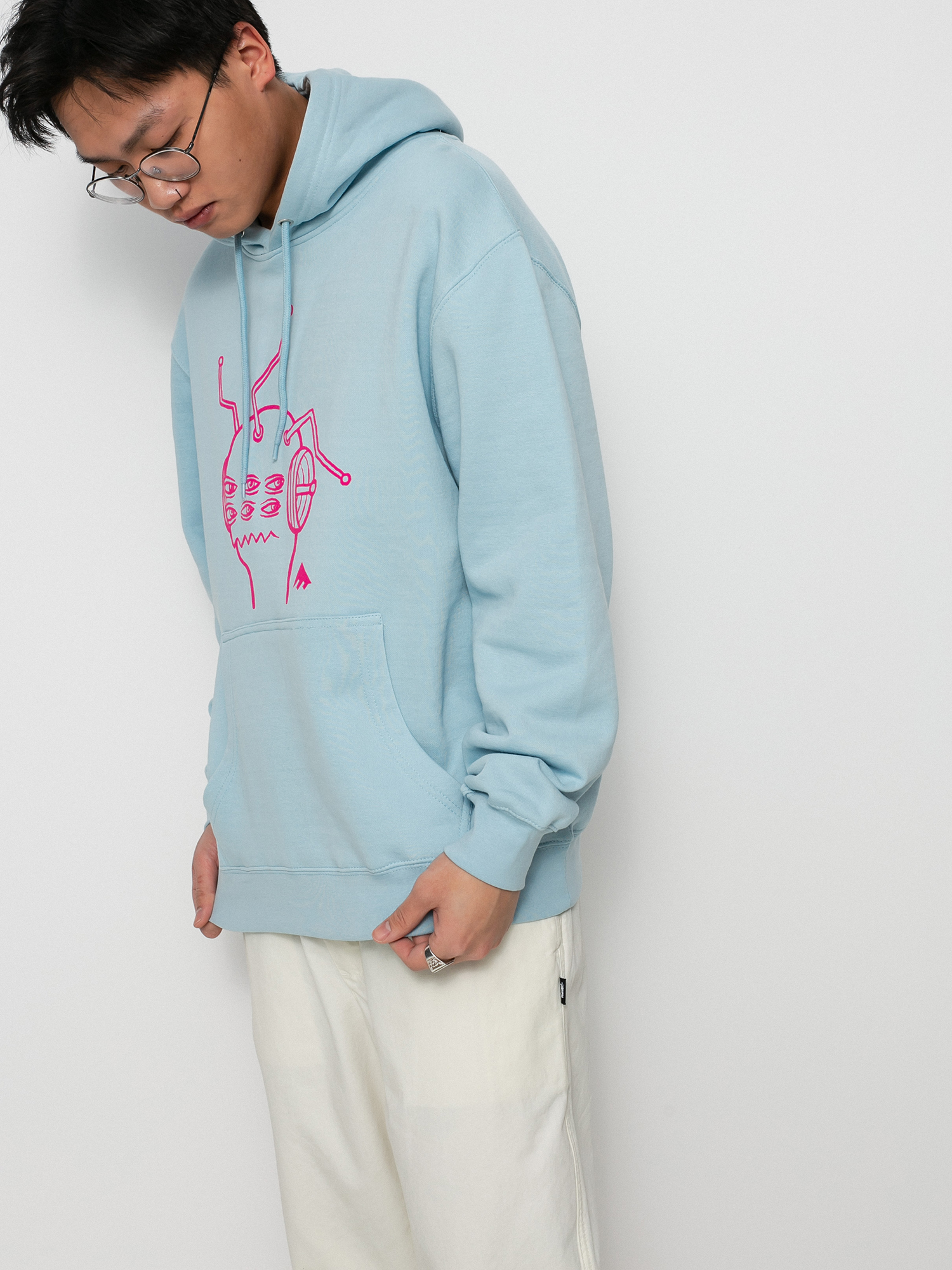 Bluza Emerica X Toy Machine Antenna (light blue)