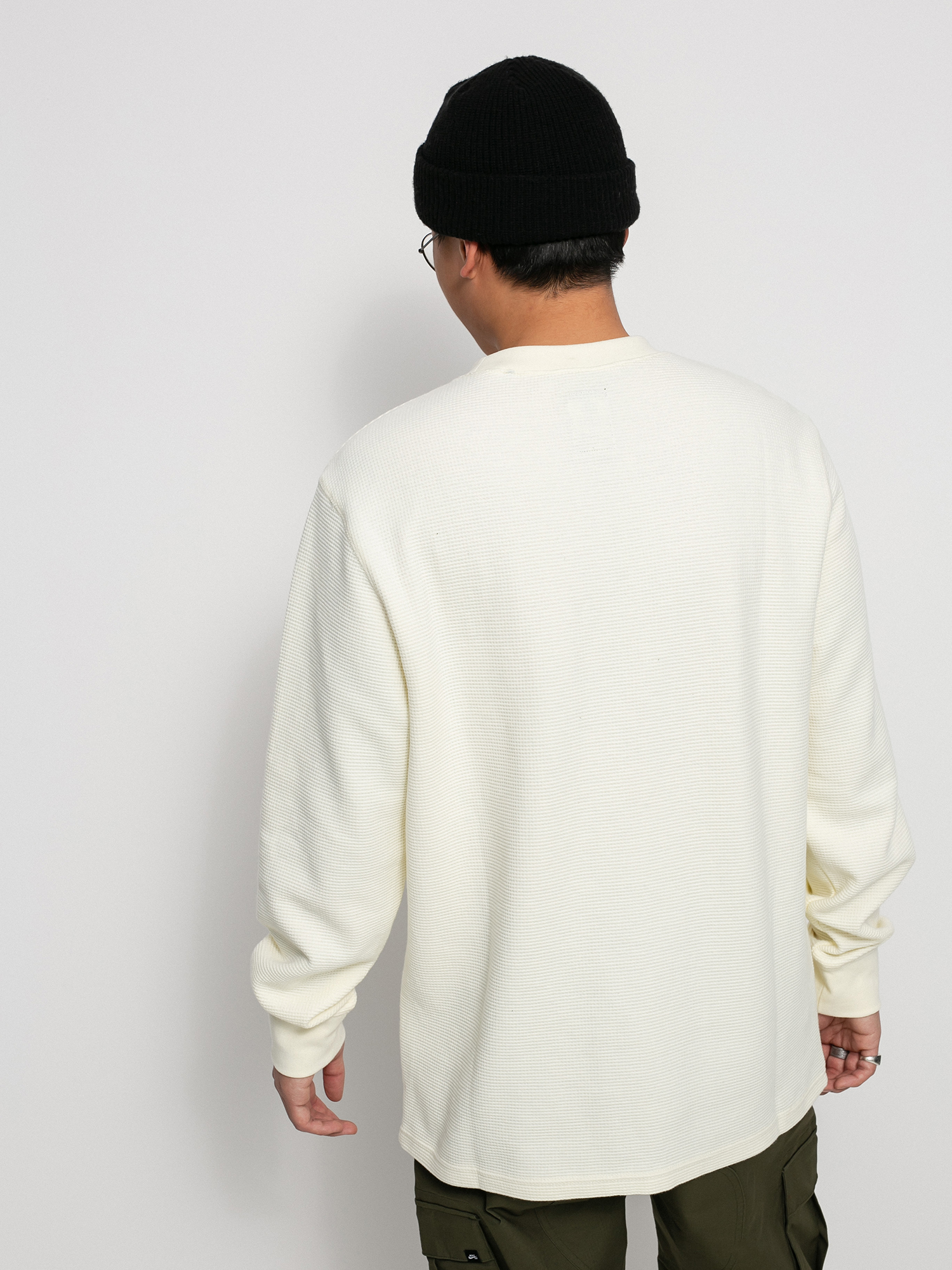 Longsleeve Element Stornes Waffle (bone white)