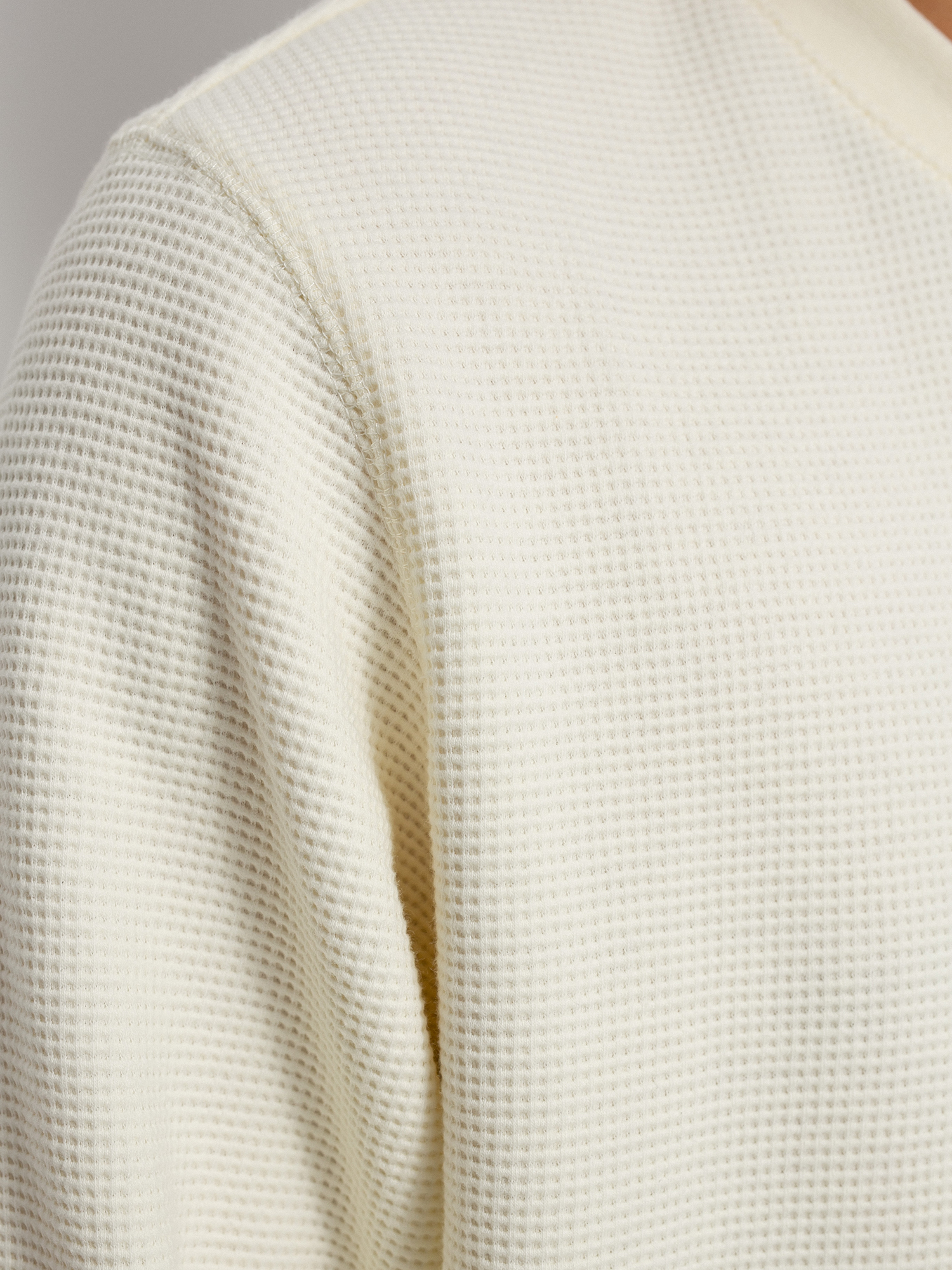 Longsleeve Element Stornes Waffle (bone white)
