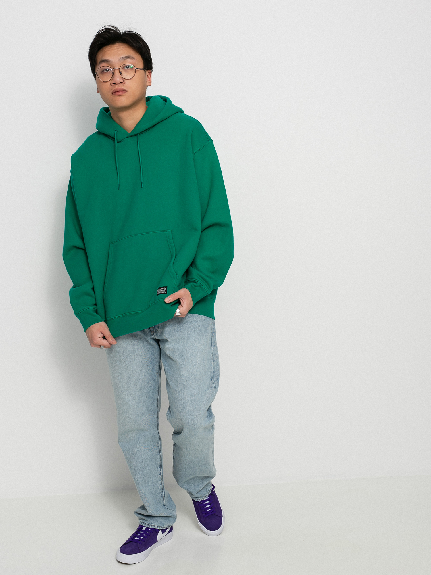 Bluza z kapturem Levi's® Skate HD (green light)