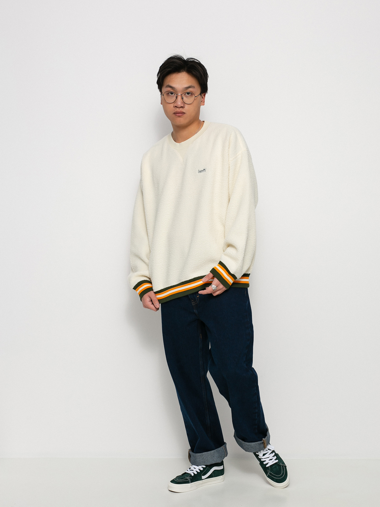 Bluza Levi's® Sherpa Tipped (true tipping moss)