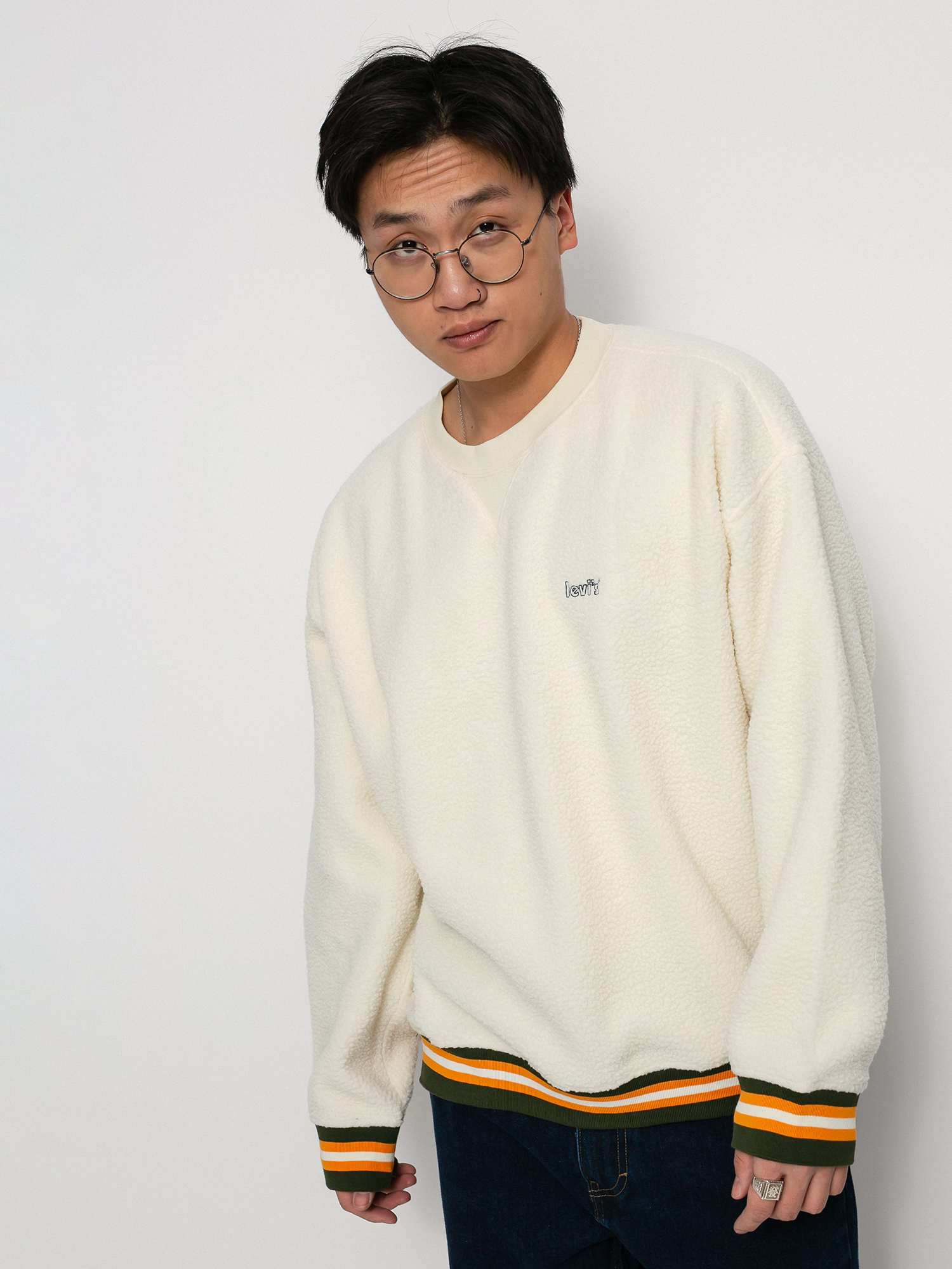 Bluza Levi's® Sherpa Tipped (true tipping moss)