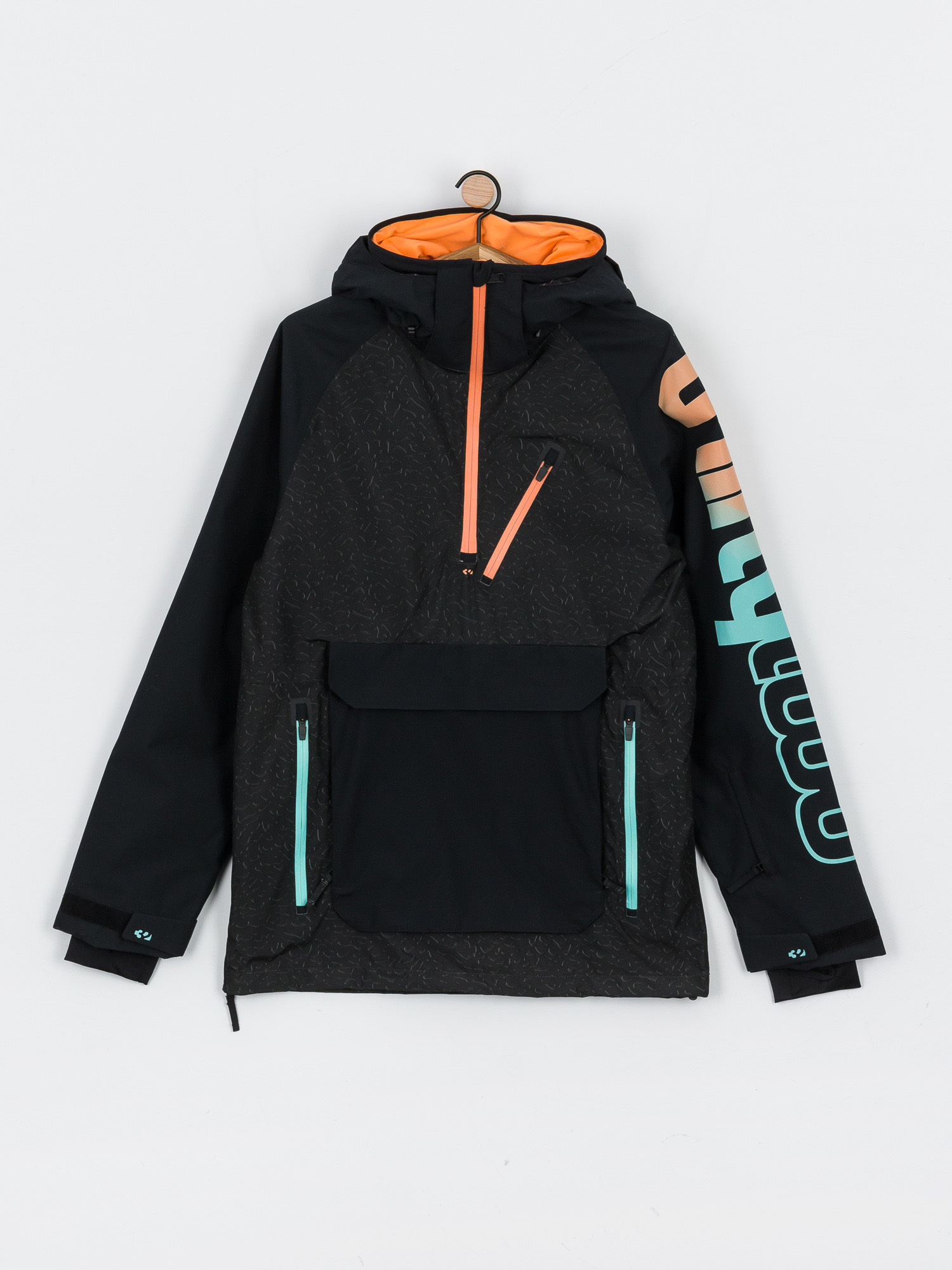 Męska Kurtka snowboardowa ThirtyTwo New Anorak Need Name (black/print)