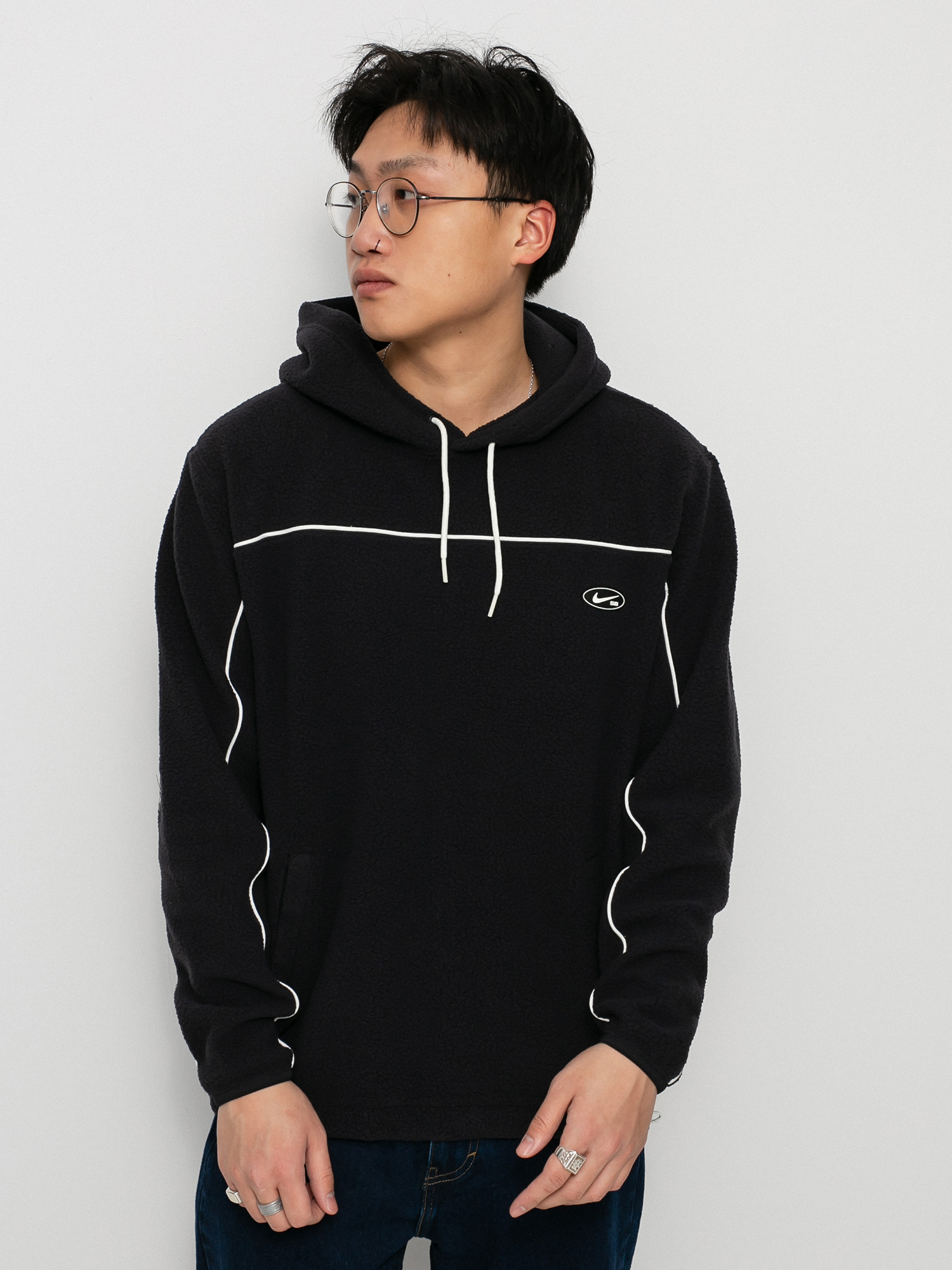 Bluza z kapturem Nike SB Sherpa HD (black/sail/sail)