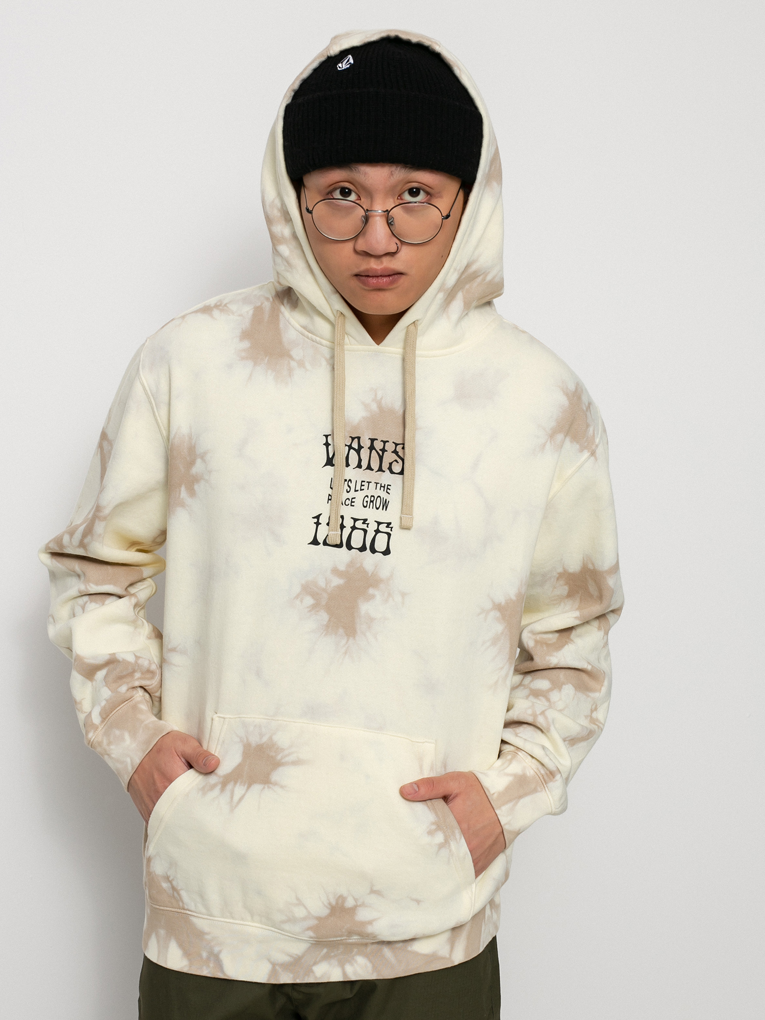 Bluza z kapturem Vans Scattered HD (oatmeal)