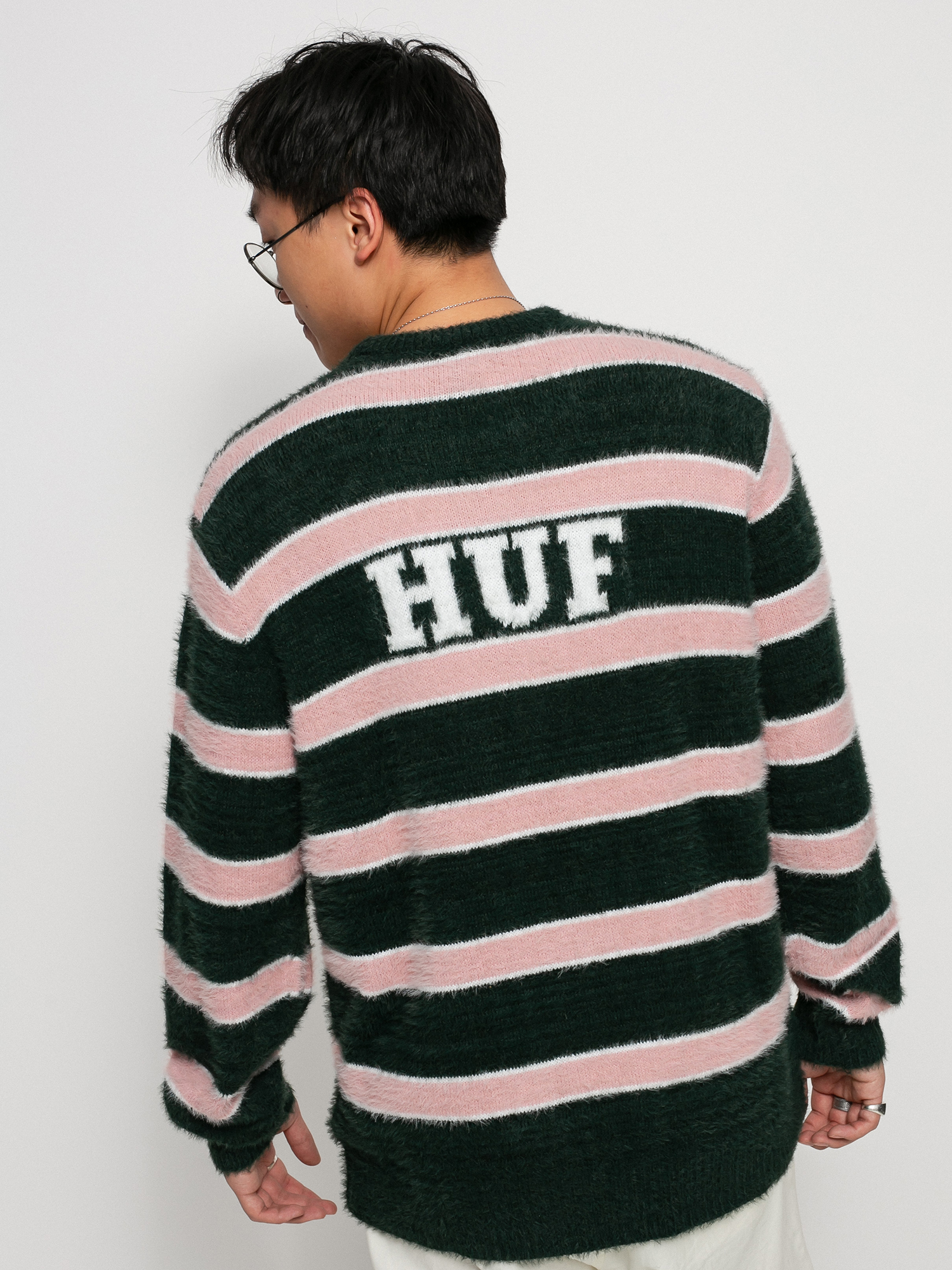 Sweter HUF X Playboy Faux Mohair (green)