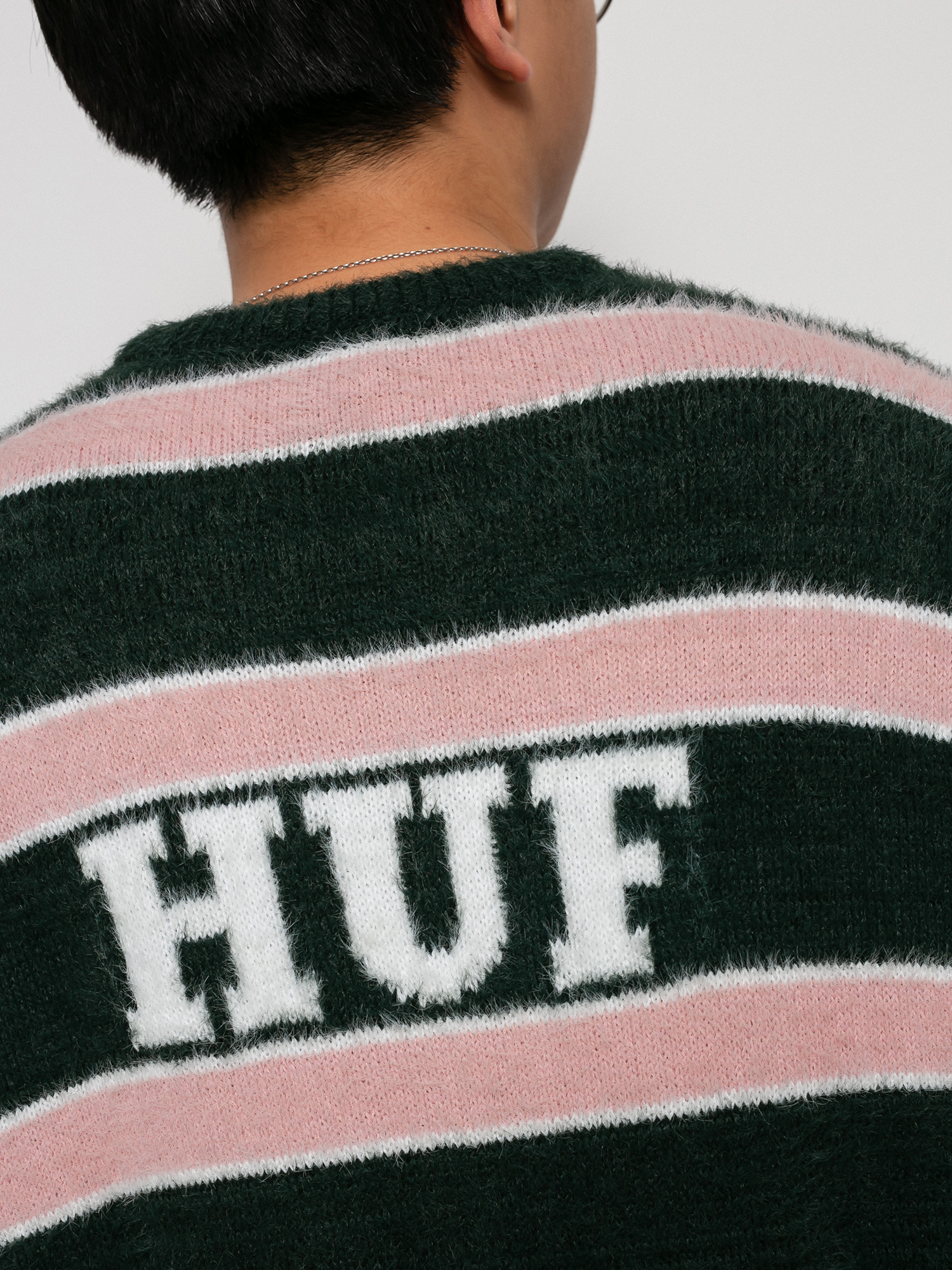 Sweter HUF X Playboy Faux Mohair (green)