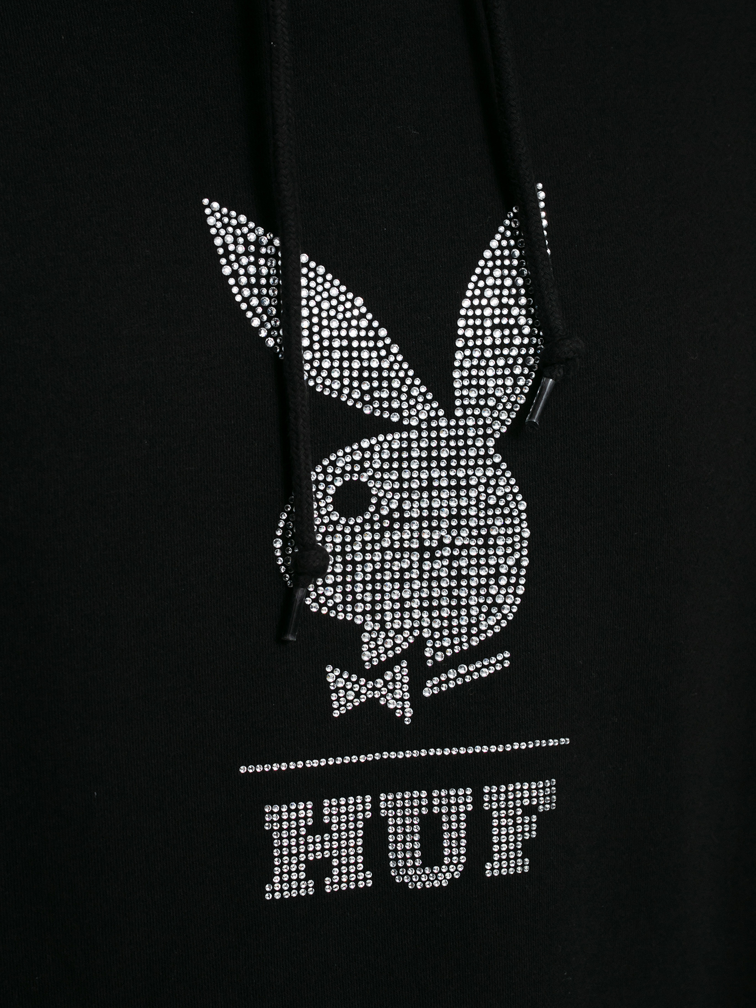 Bluza z kapturem HUF X Playboy Rhinestone HD (black)