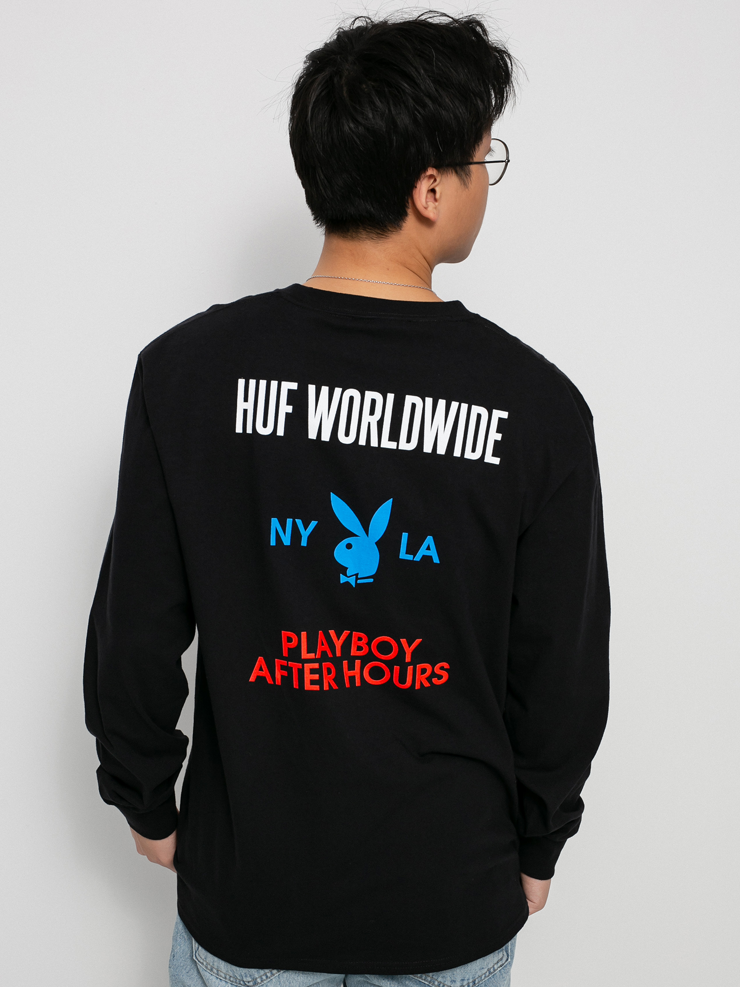 Longsleeve HUF X Playboy Bright Lights (black)