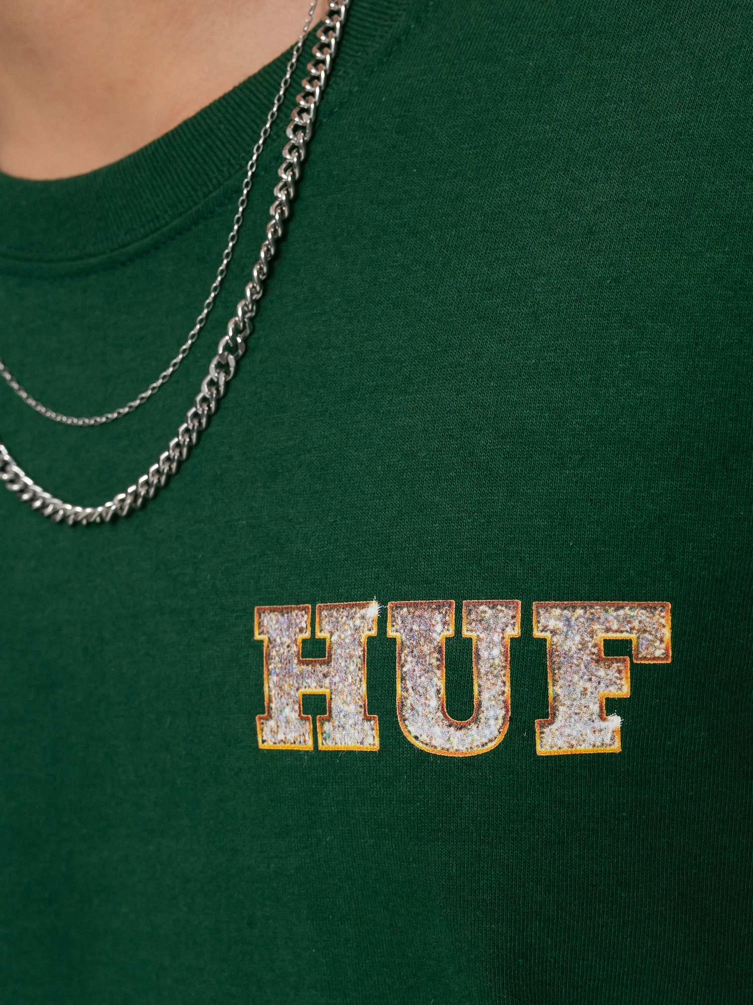 T-shirt HUF X Playboy Vvs Logo (forest green)