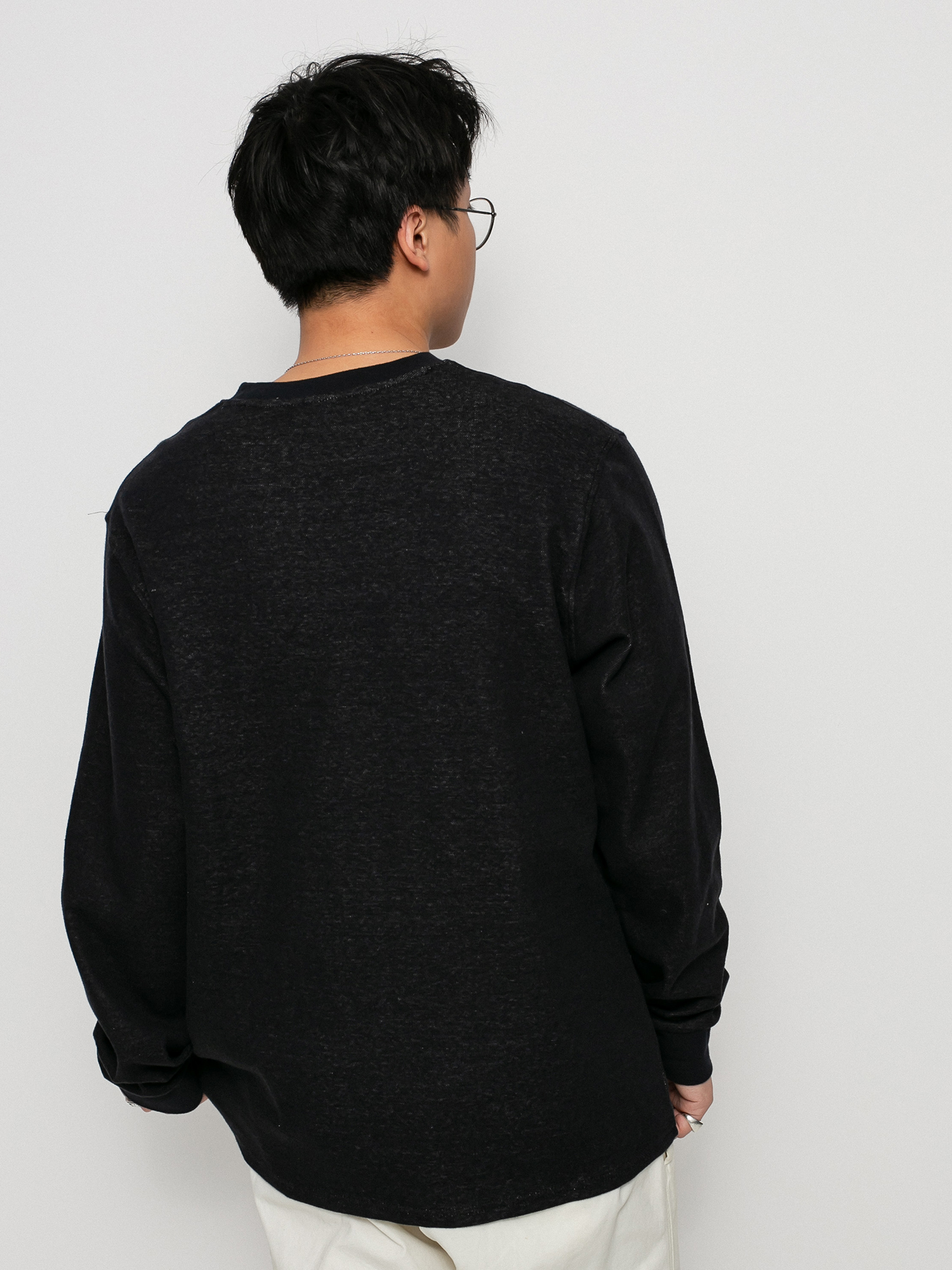 Longsleeve HUF X Pleasures Light Up Jacquard (black)