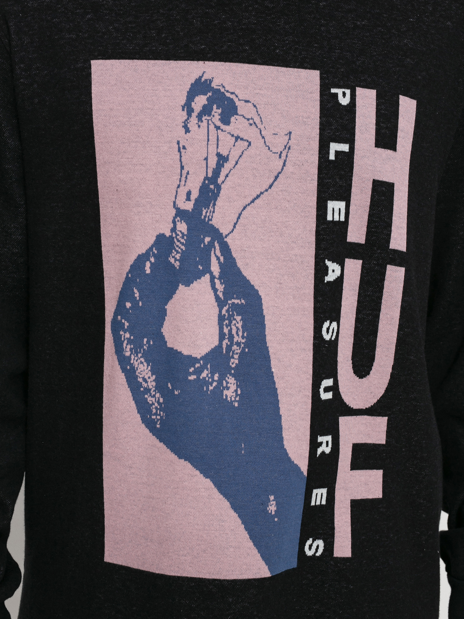Longsleeve HUF X Pleasures Light Up Jacquard (black)