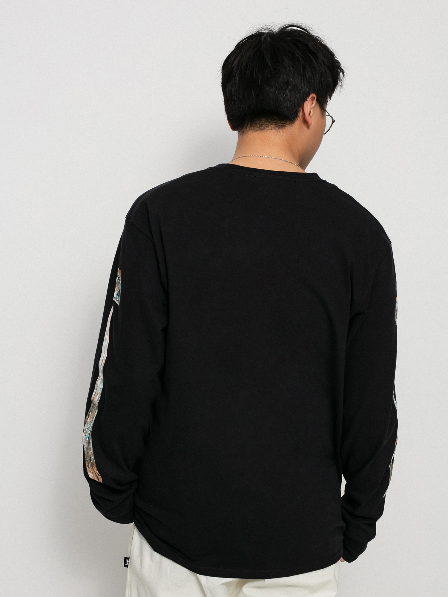 Longsleeve HUF X Pleasures Spore (black)