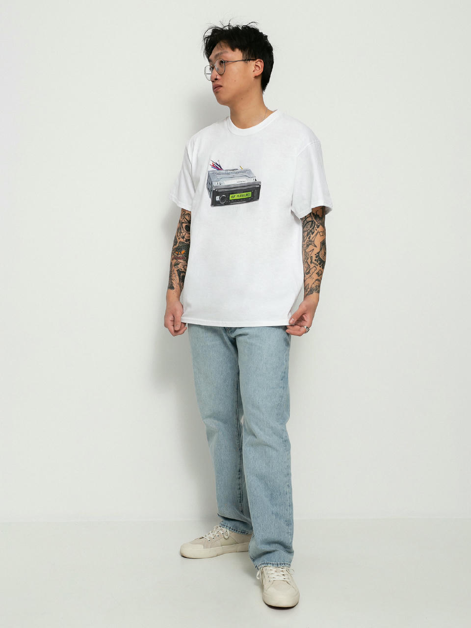 T-shirt HUF X Pleasures Head Unit (white)