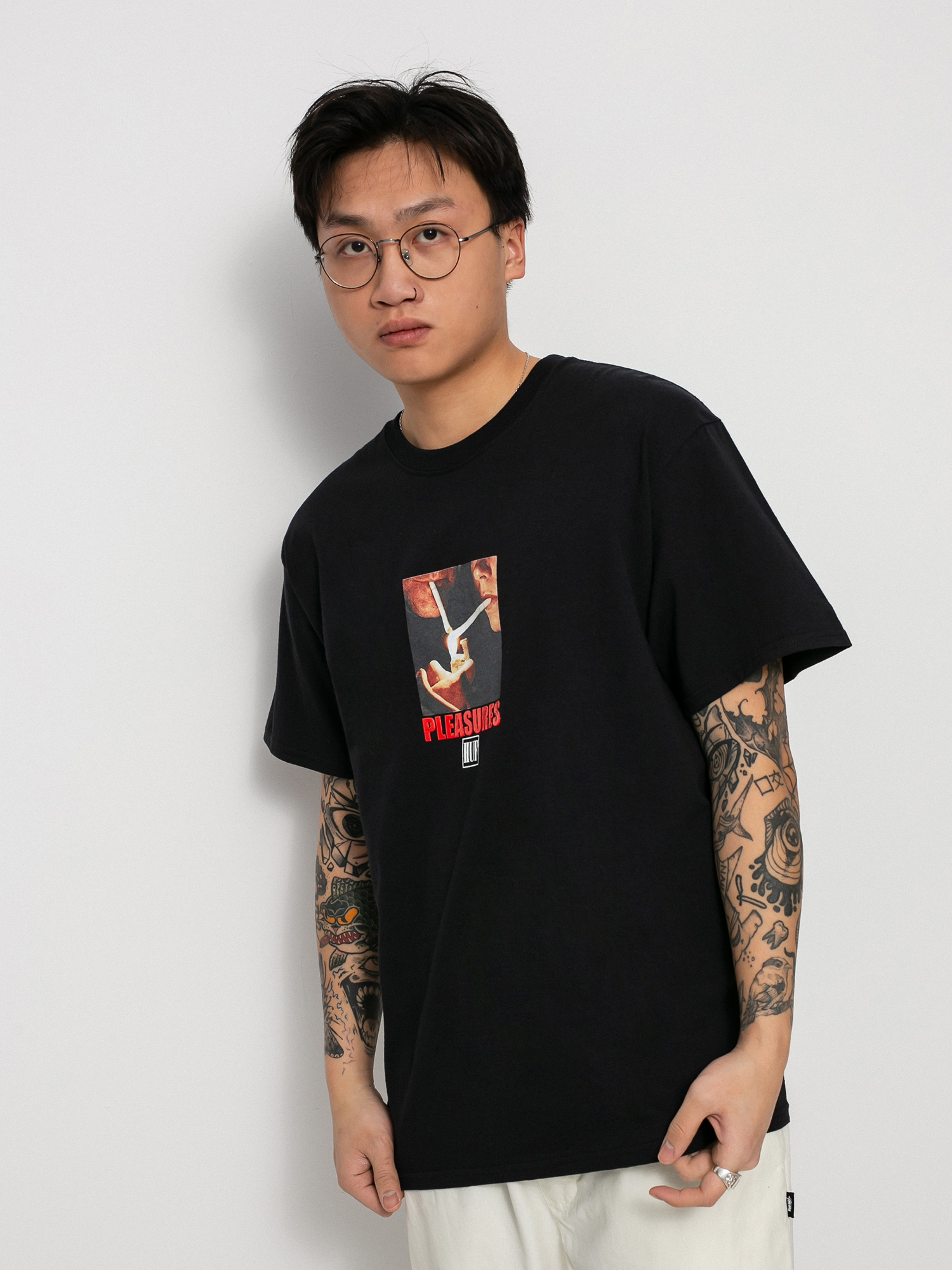 T-shirt HUF X Pleasures Together (black)