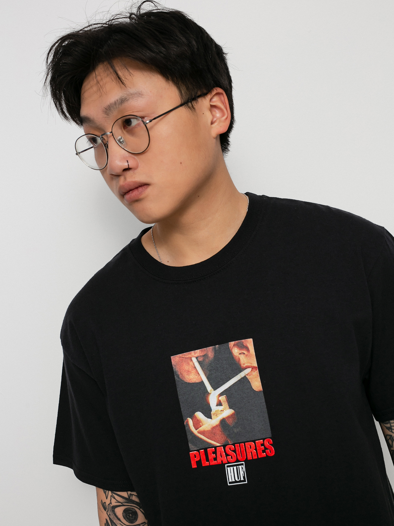 T-shirt HUF X Pleasures Together (black)