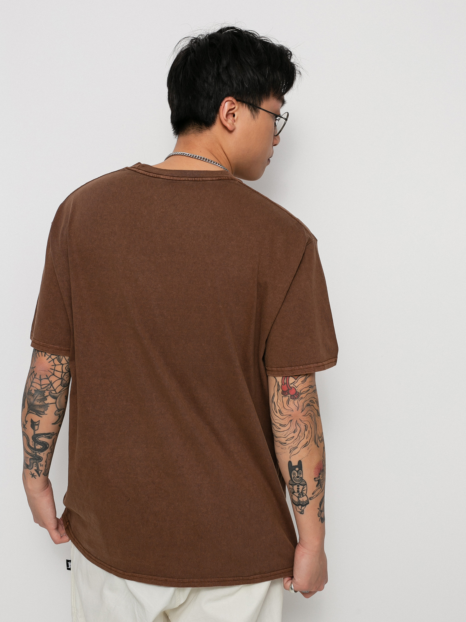 T-shirt HUF X Pleasures Dyed (brown)